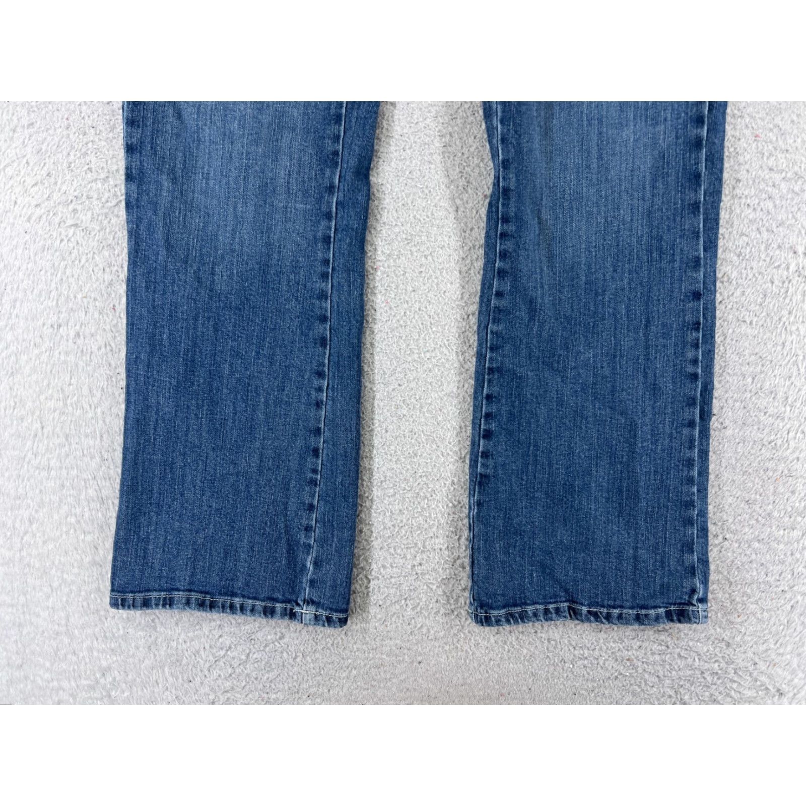 Lee Lee Jeans Women 12 Blue Denim Bootcut 30x30 Stretch Cotton Blend Regular Mid Rise Fall Spring Summer Men/Women? Size 34" / US 12 / IT 48 - 2 Thumbnail