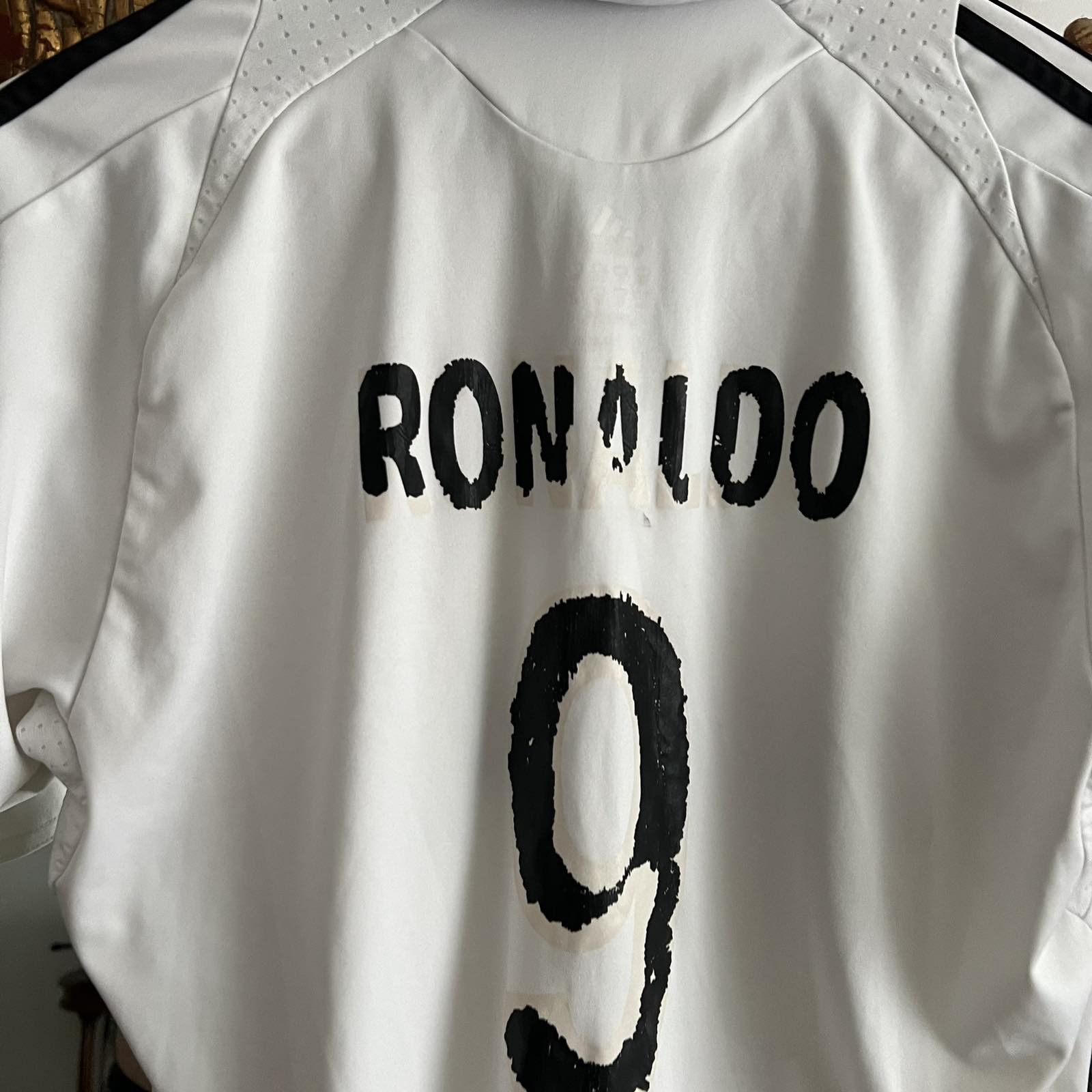 Adidas × Vintage Adidas Real Madrid Soccer Jersey Blokecore #9 Ronaldo Sz S Size US S / EU 44-46 / 1 - 4 Thumbnail