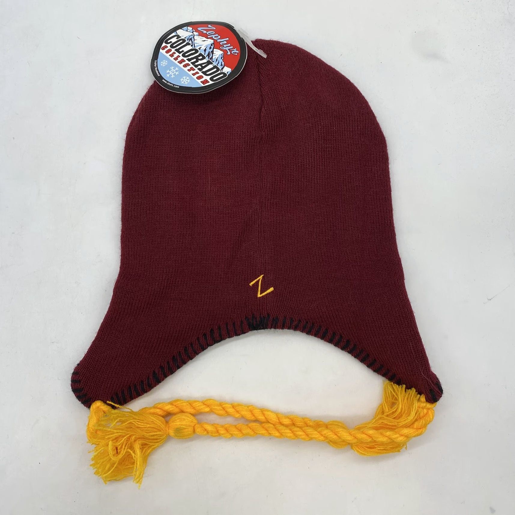 Top Of The World MN Gophers Pom Beanie Ropes Maroon Gold University of Minnesota Hat OSFA Size ONE SIZE - 2 Thumbnail