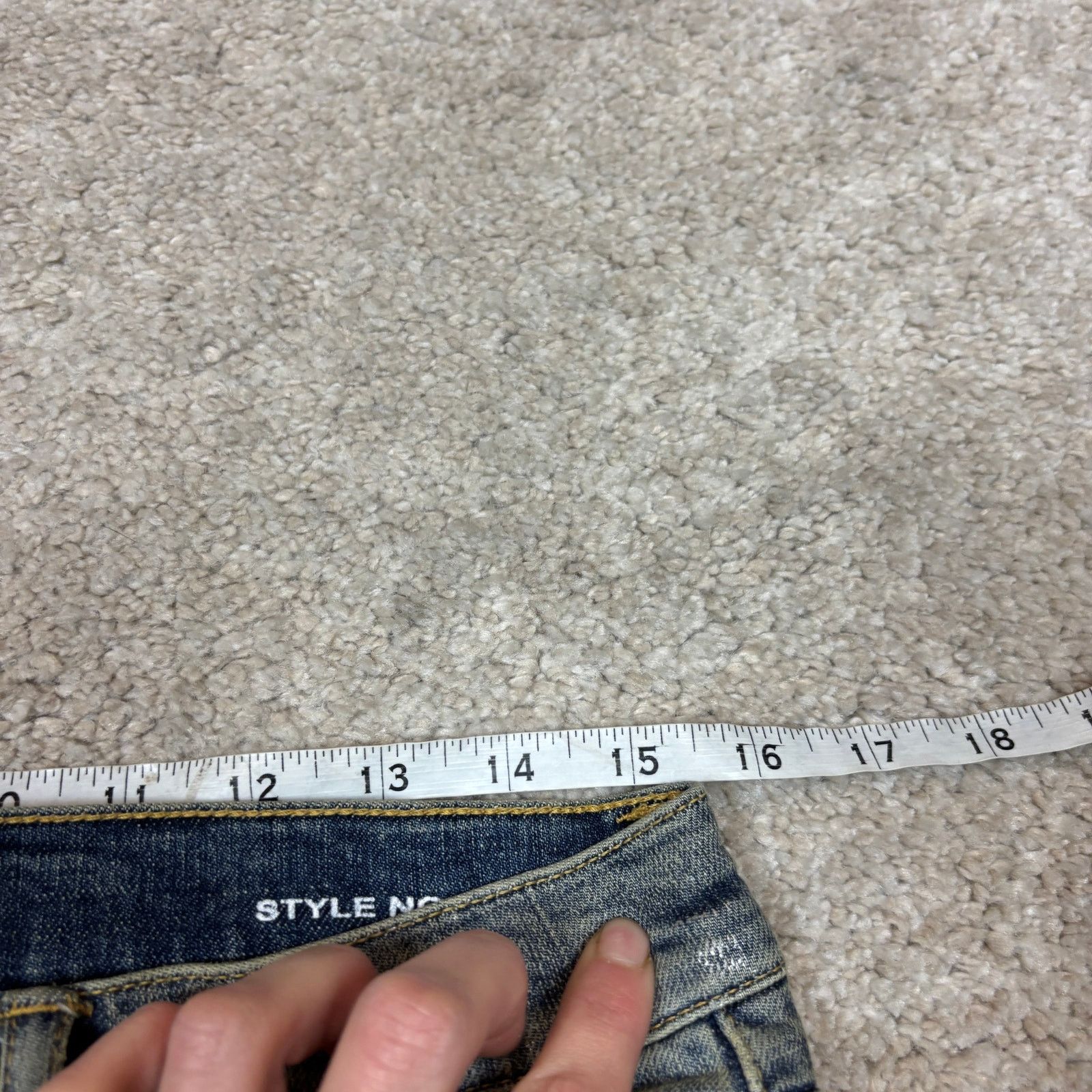 Purple Purple Brand P001 Low Rise Skinny Denim Jeans Men's 29x33 Size US 29 - 6 Thumbnail