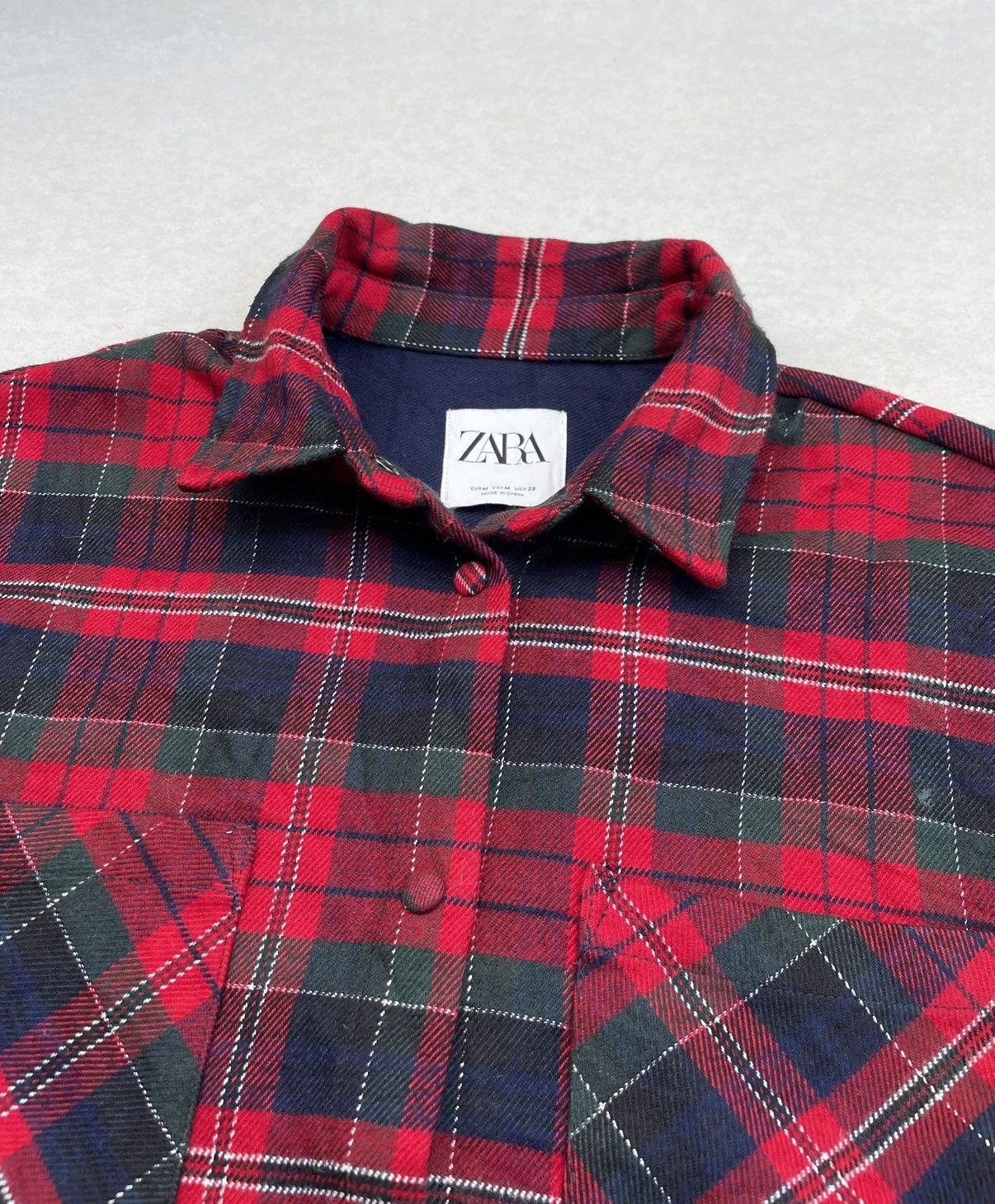 Zara Zara Never Been Worn Plaid Fringe Jacket Size M / US 6-8 / IT 42-44 - 9 Thumbnail