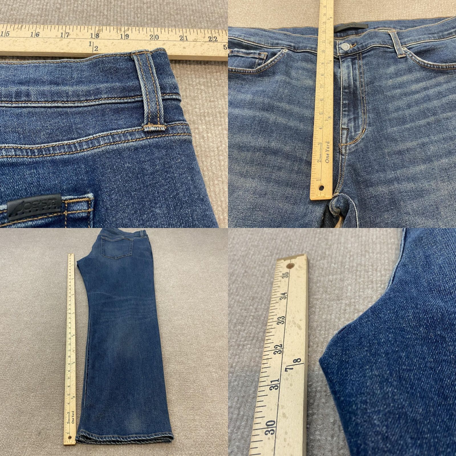 Vintage Joes Jeans Brixton Jeans Mens 40x32 Blue Medium Wash Slim Straight Stretch Denim Boy Boy? Size US 40 / EU 56 - 8 Thumbnail