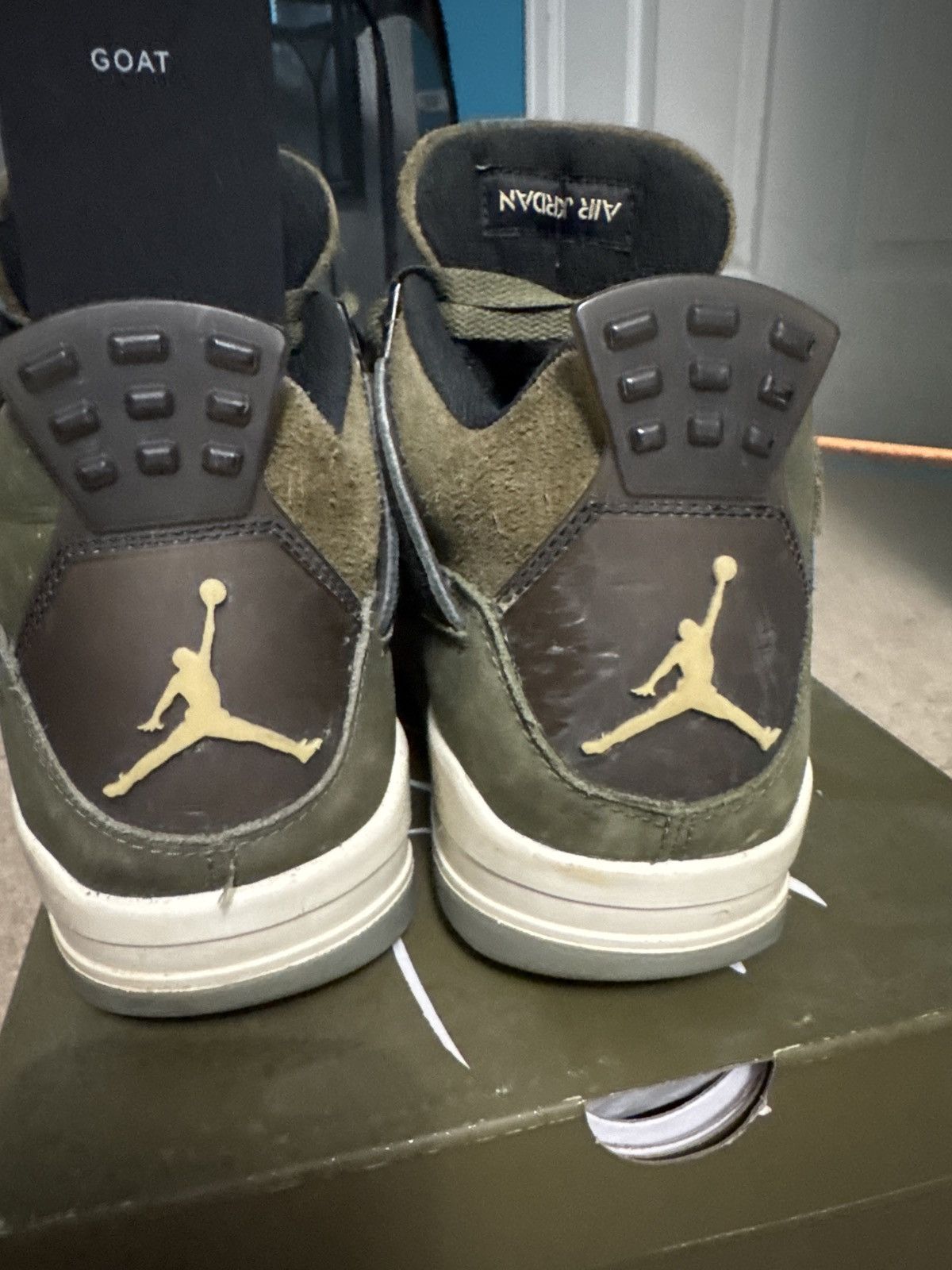 Jordan Brand Jordan 4 olive Size US 10 / EU 43 - 4 Thumbnail