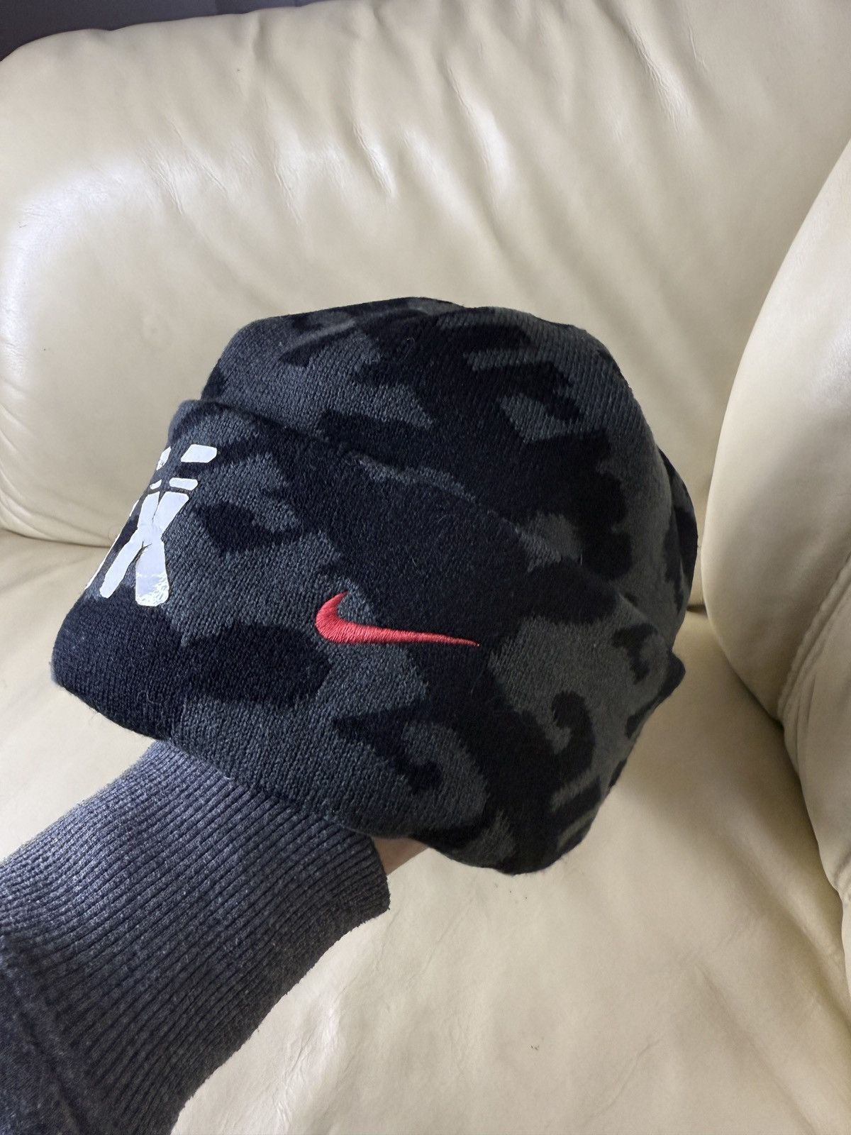 Nike Vintage nike airmax beanie Hat Size ONE SIZE - 6 Thumbnail