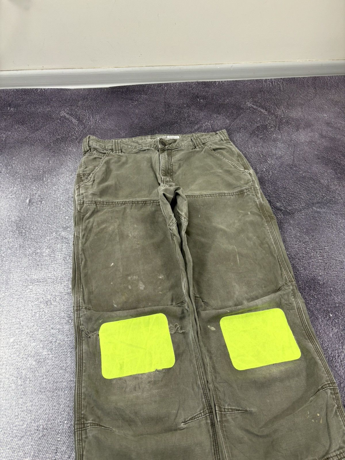 Carhartt Vintage Carhartt Double Knee Military Green Hype Baggy Pants Size US 32 / EU 48 - 9 Thumbnail