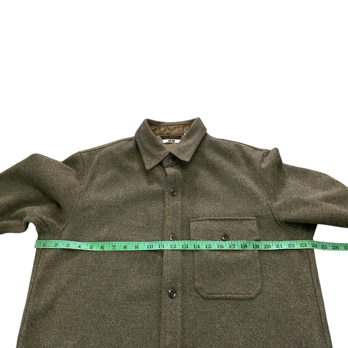 Lemaire × Uniqlo Christophe Lemaire X Japanese Brand Wool Shirt Button Size US L / EU 52-54 / 3 - 10 Thumbnail