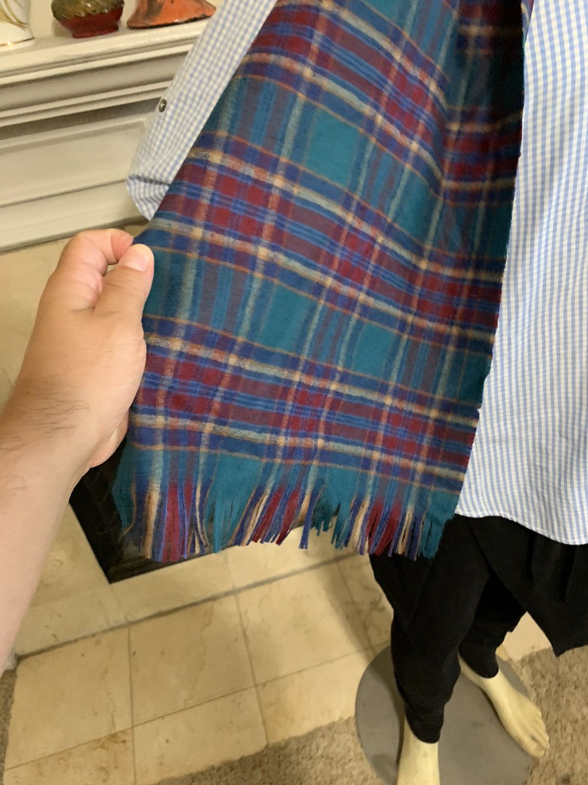 Pendleton 100% Virgin Wool Plaid scarf nwt Size ONE SIZE - 8 Thumbnail