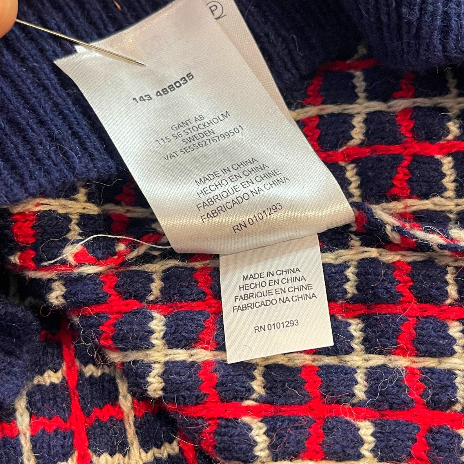 Gant GANT Rugger New Haven Women's The Tuck Stitch Sweater Size M Size M / US 6-8 / IT 42-44 - 6 Thumbnail
