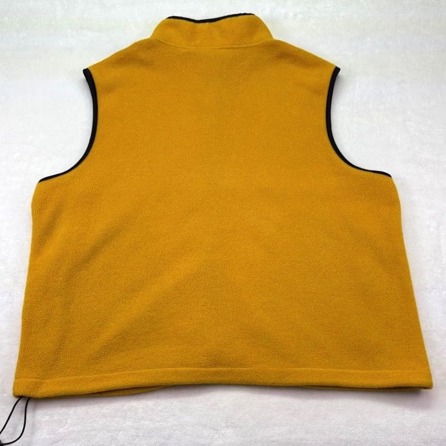 Basic Editions VINTAGE Basic Editions Big Man Full Zip Fleece Vest Yellow Gold 2XL Men XXL Size Vest Zip Solid Polyester 90s Football Winter Throwback Mens Size US XXL / EU 58 / 5 - 2 Thumbnail