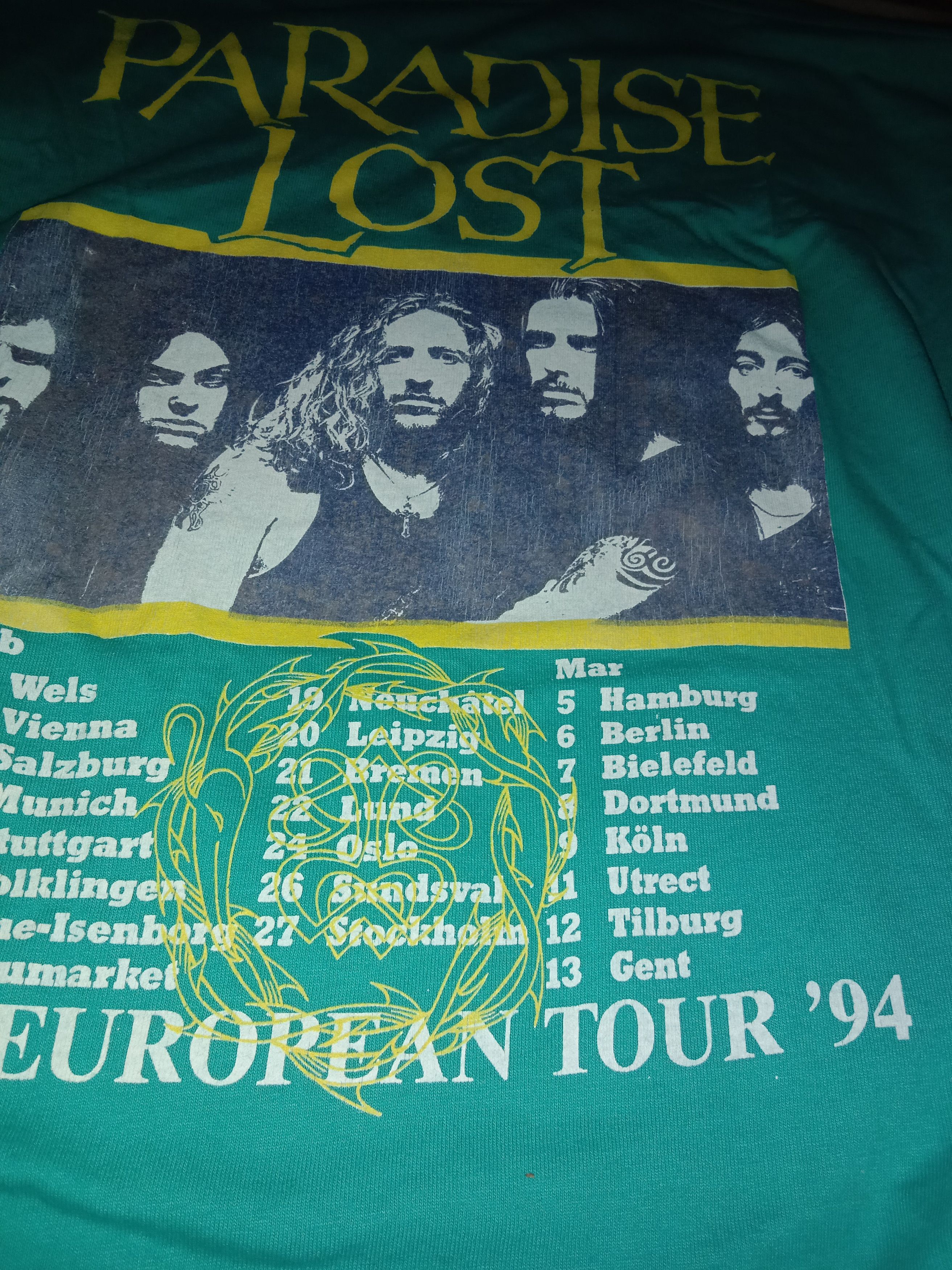 Band Tees Paradise lost XL Cradle of Filth Morbid Angel Napalm Death Size US XL / EU 56 / 4 - 3 Thumbnail