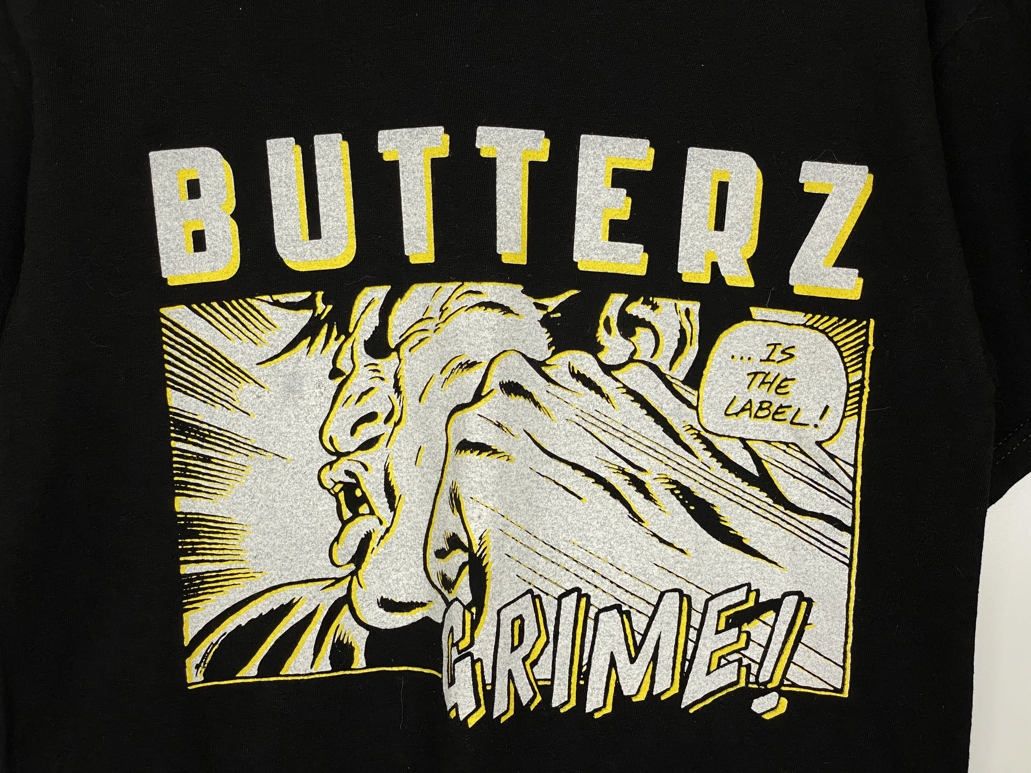 Mishka MNWKA Mishka Butterz Grime Black Tee Made in USA Size US S / EU 44-46 / 1 - 3 Thumbnail