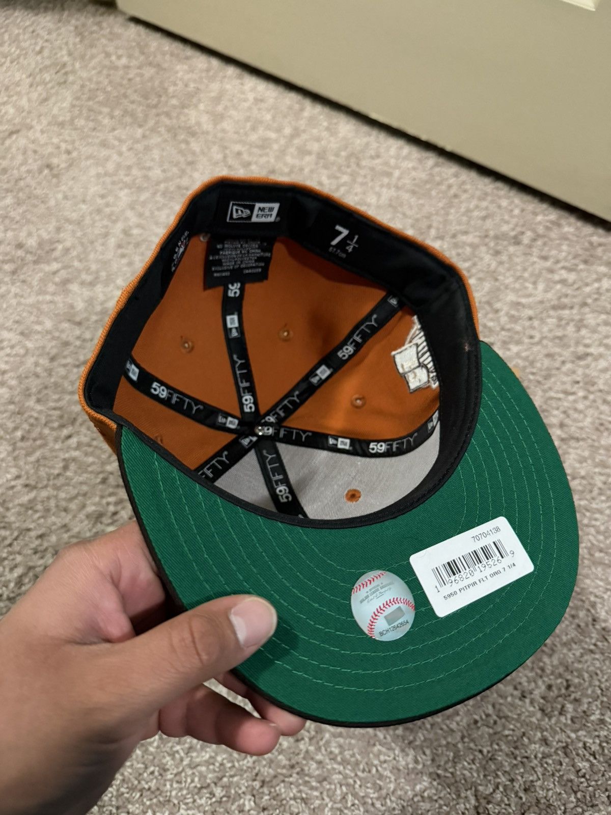 New Era 7 1/4 New Era Pittsburgh Pirates Masked Jolly Roger Fitted Size ONE SIZE - 4 Thumbnail