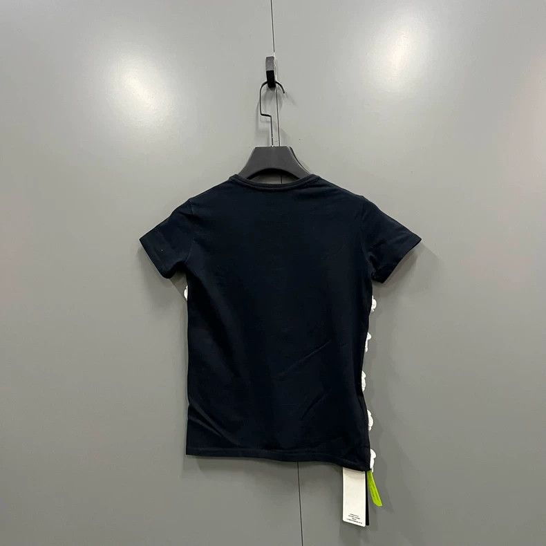 Prada Prada Size 36 Front floral embroidery short sleeves 2502-N Size US XXS / EU 40 - 2 Thumbnail