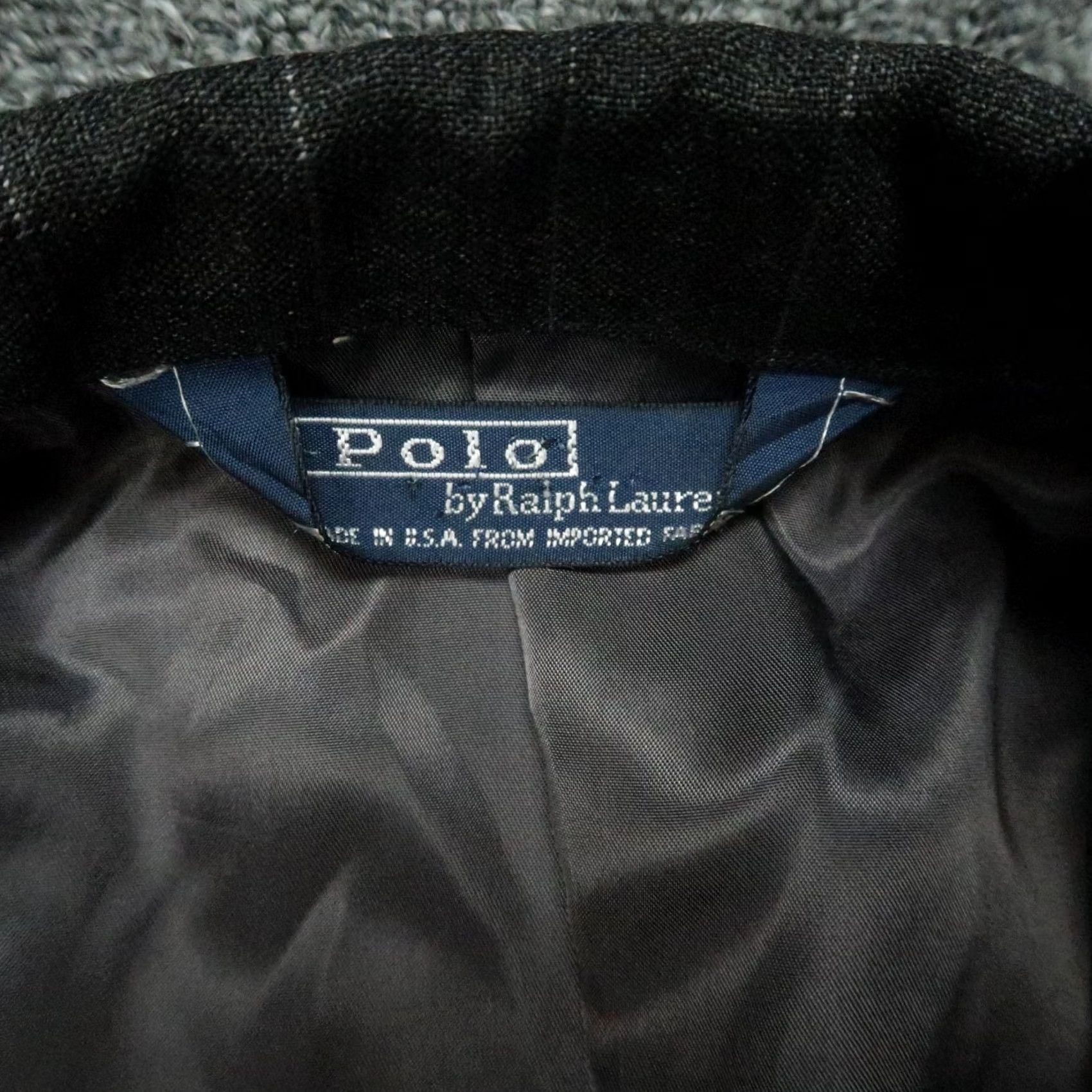 Polo Ralph Lauren VINTAGE Polo Ralph Lauren Blazer Men 44L Gray Wool Pinstripe Striped 2 Piece Blazer Mens Size US XXL / EU 58 / 5 - 3 Thumbnail