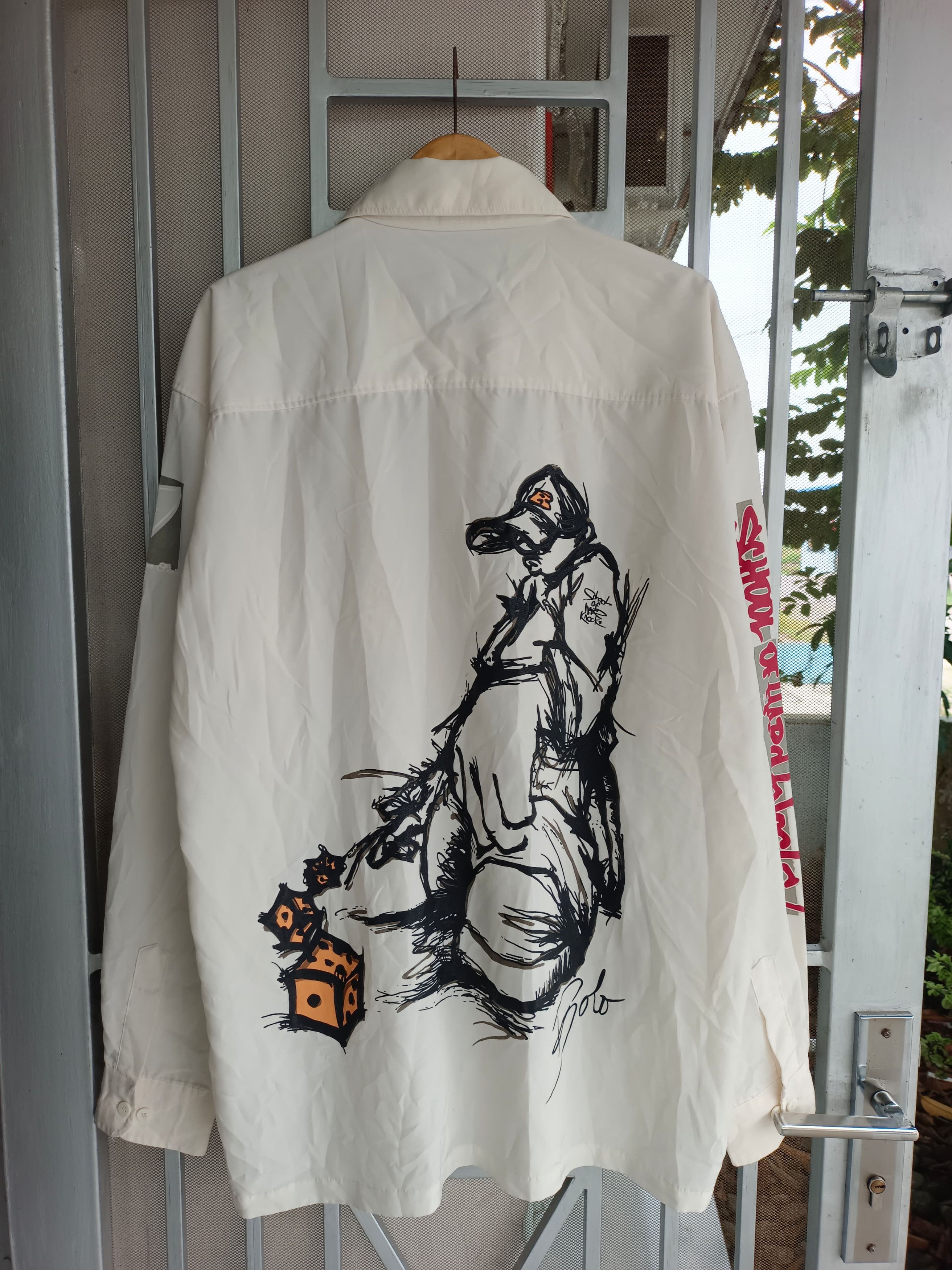 Vintage Vintage School Of Hard Knocks Size US XL / EU 56 / 4 - 2 Thumbnail