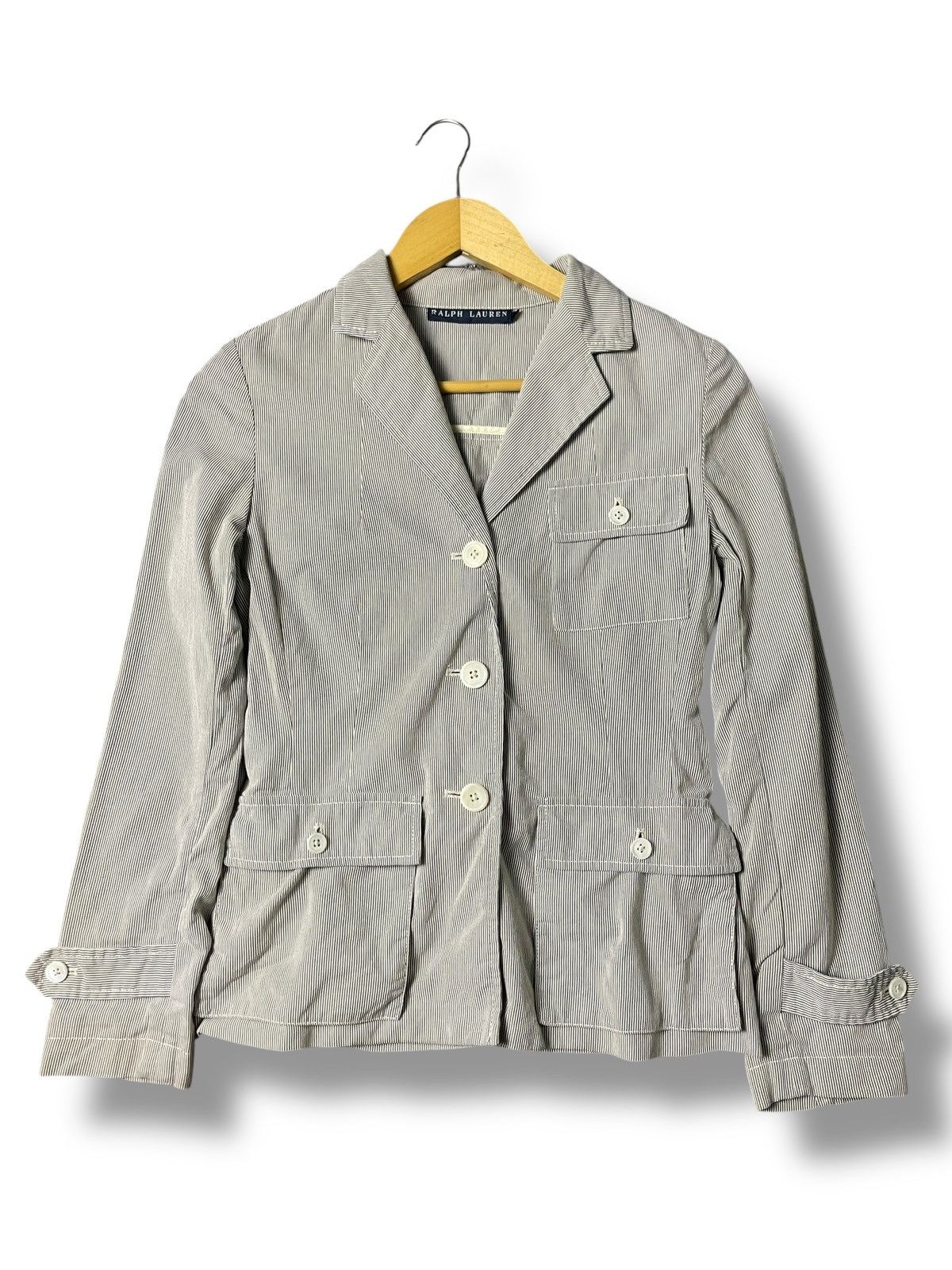 Designer × Ralph Lauren × Vintage Vintage Ralph Lauren Multi pocket Blazer (95) Size US XXS / EU 40 - 1 Thumbnail