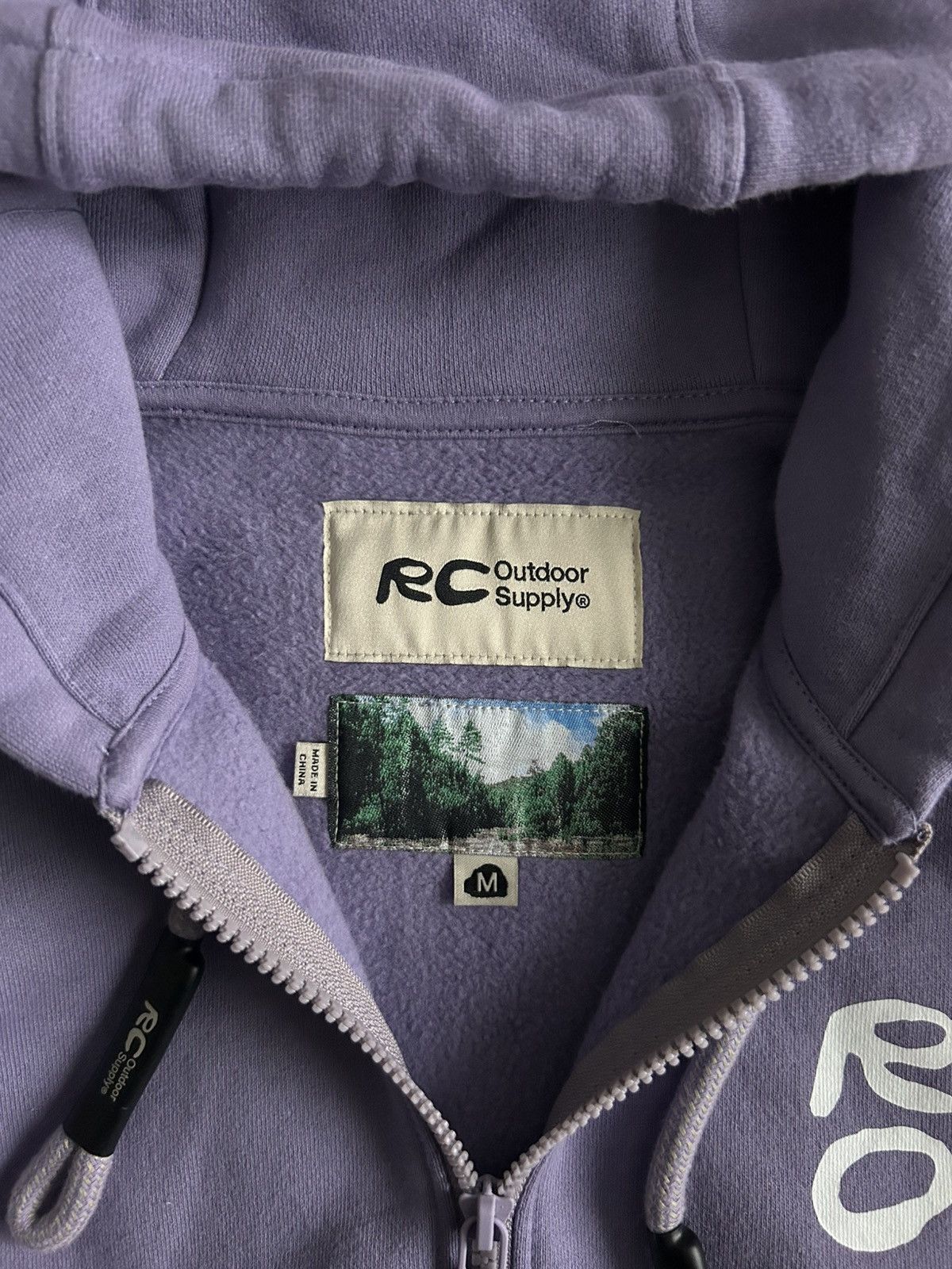 Reese Cooper Reese Cooper Hoodie Outdoor Supply Sweatshirt Zip Lavender Size US M / EU 48-50 / 2 - 8 Thumbnail