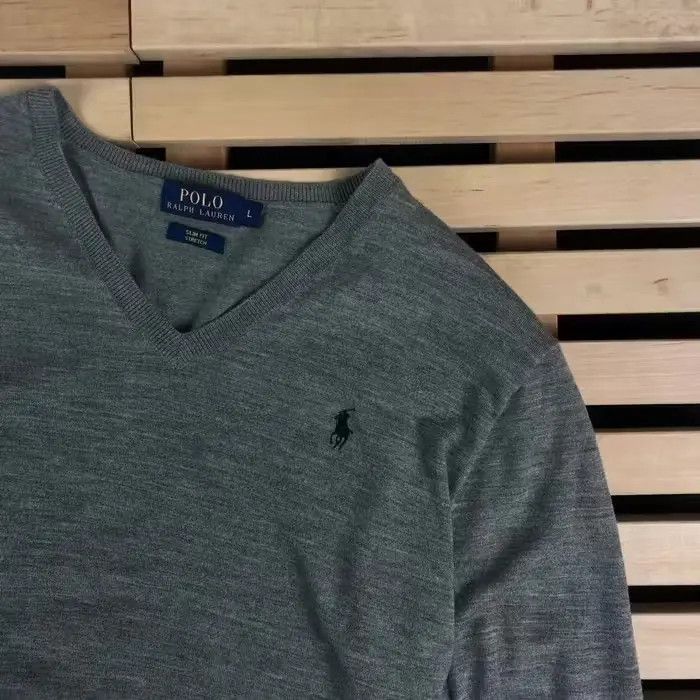 Polo Ralph Lauren Mens Jumper Pullover Polo Ralph Lauren Grey Size L Wool Size US L / EU 52-54 / 3 - 2 Thumbnail
