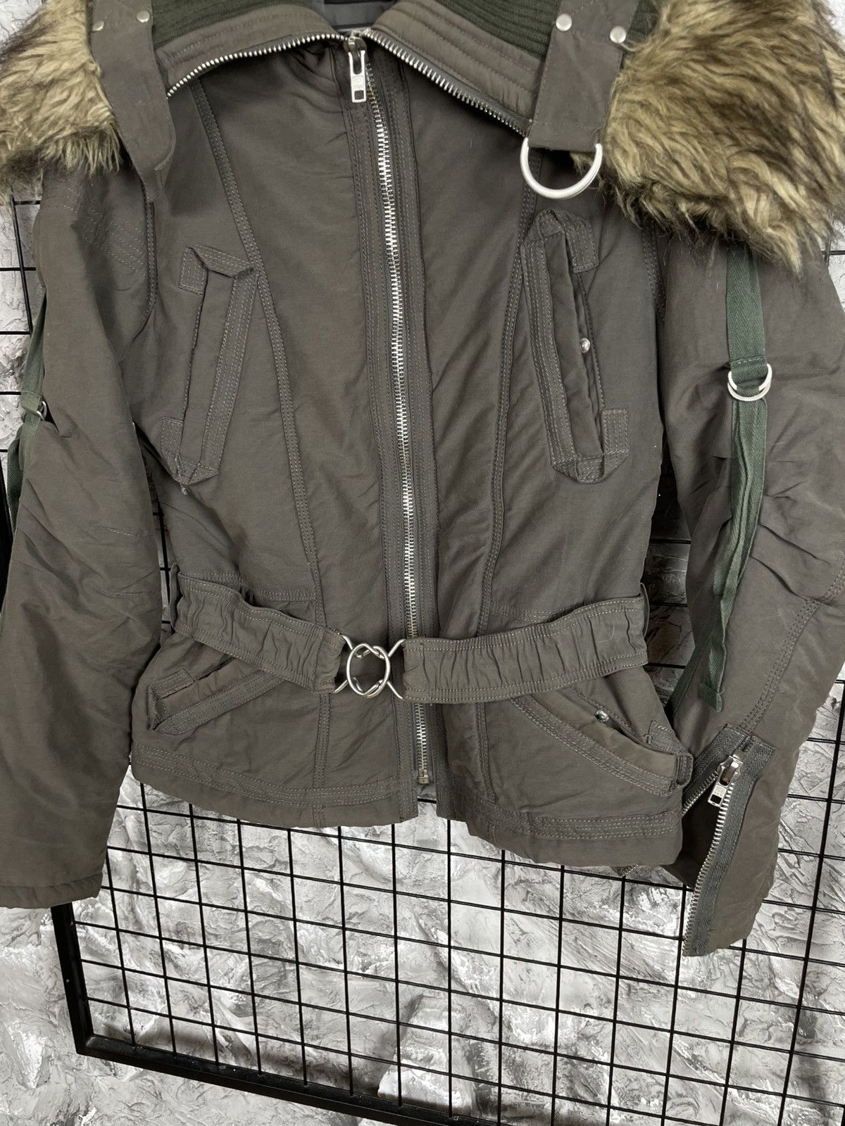 Junya Watanabe VNTG Y2K Fur Bandage Jacket DG LGB GOA Archive Japanese Vibe Size US S / EU 44-46 / 1 - 9 Thumbnail