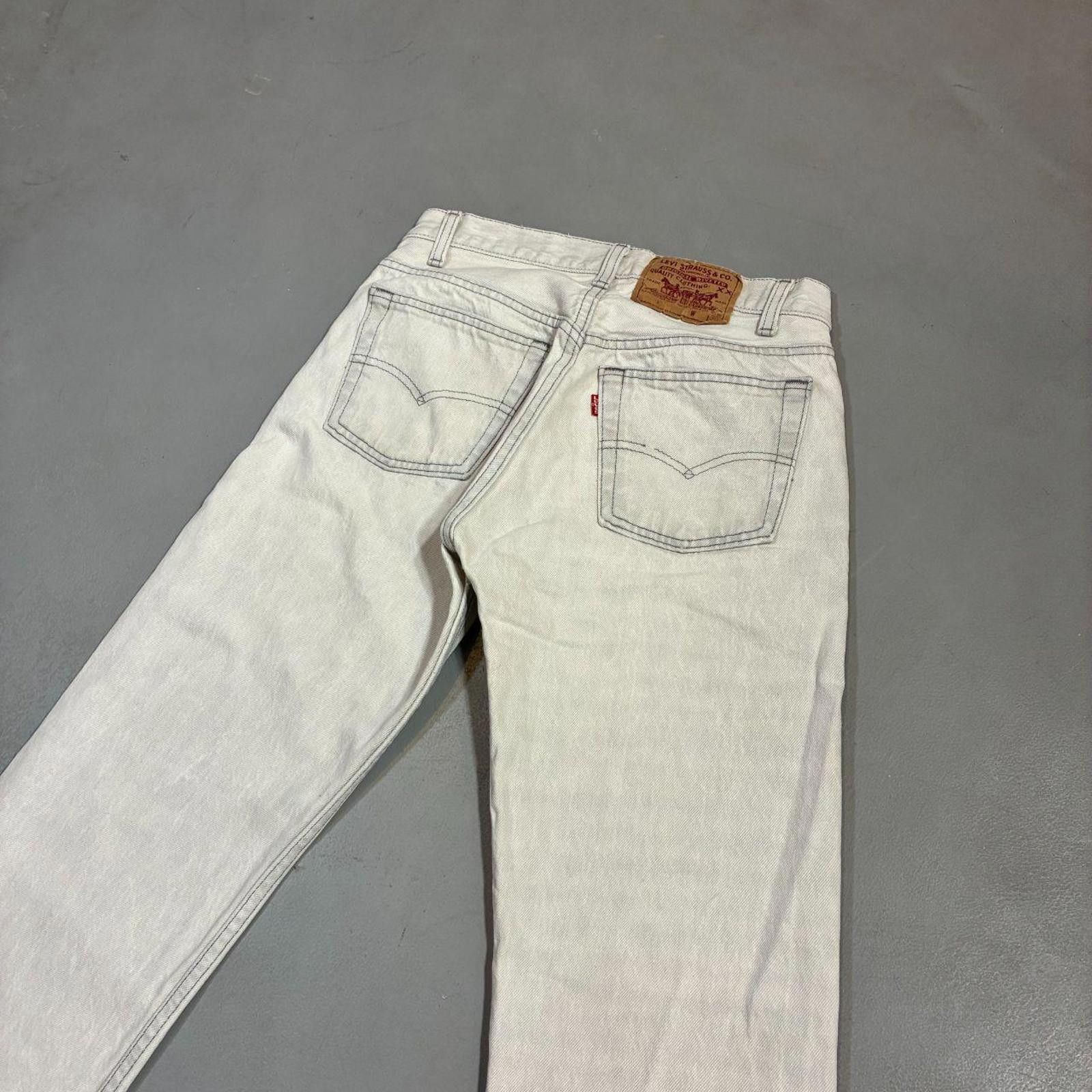 Levi's 80s Levi's Light Acid Wash 501 Jeans 27 x 29.5 Button-Fly Size US 28 / EU 44 - 4 Thumbnail