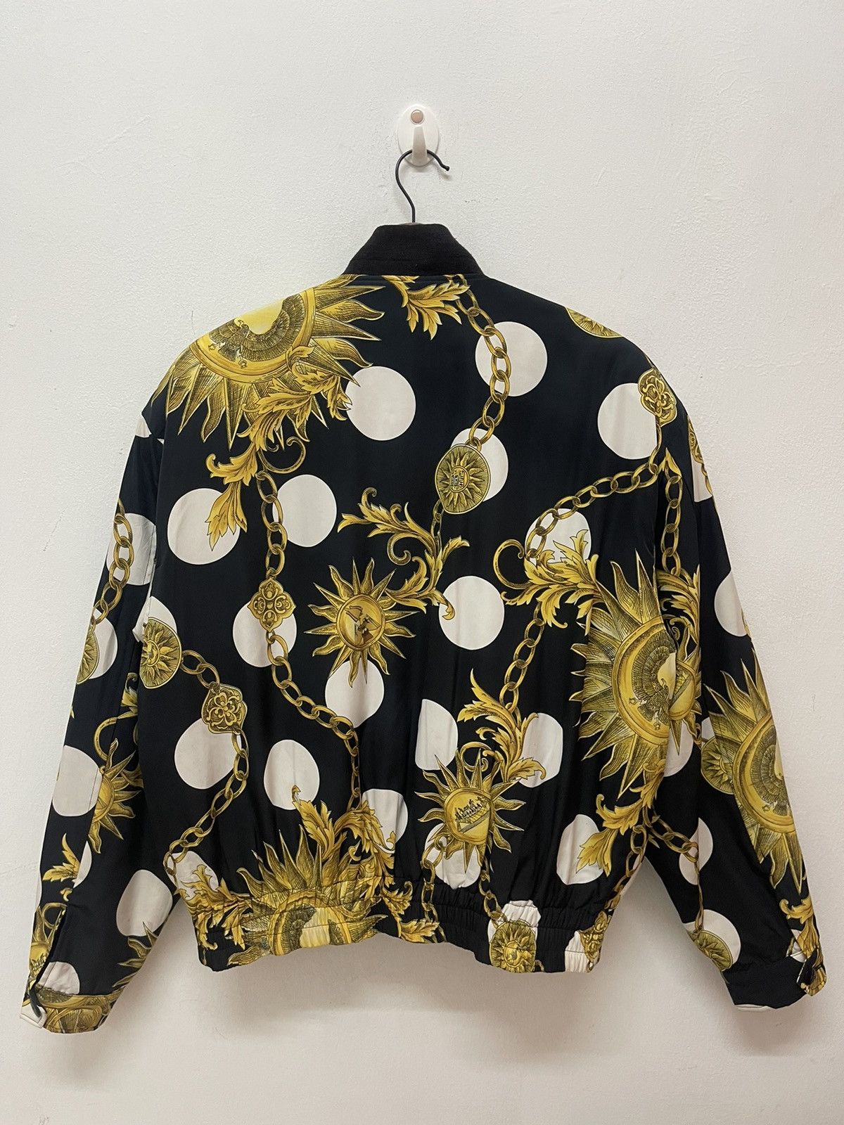 Designer × Japanese Brand VINTAGE SATIN JACKET INSPIRED VSACE Size US L / EU 52-54 / 3 - 3 Thumbnail