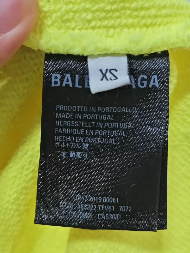 Balenciaga Balenciaga Fluorescent green hooded sweater Size US XS / EU 42 / 0 - 5 Thumbnail