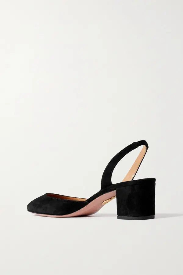 Aquazzura o1y0625 Leather Pumps in Black Size US 7.5 / IT 37.5 - 2 Thumbnail