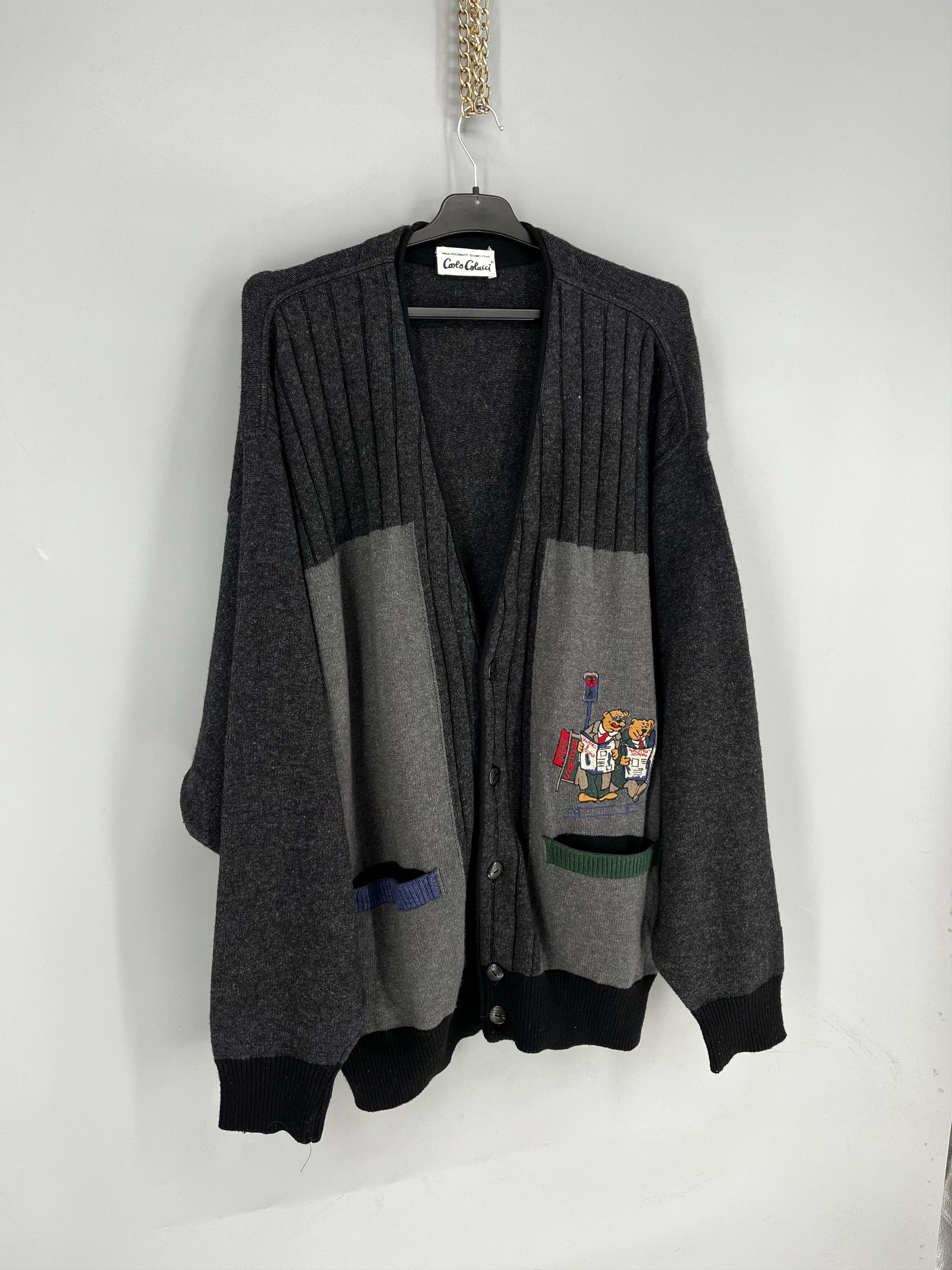 Carlo Colucci Vintage Carlo Colucci Cardigan XLarge / XXL Size US XL / EU 56 / 4 - 2 Thumbnail