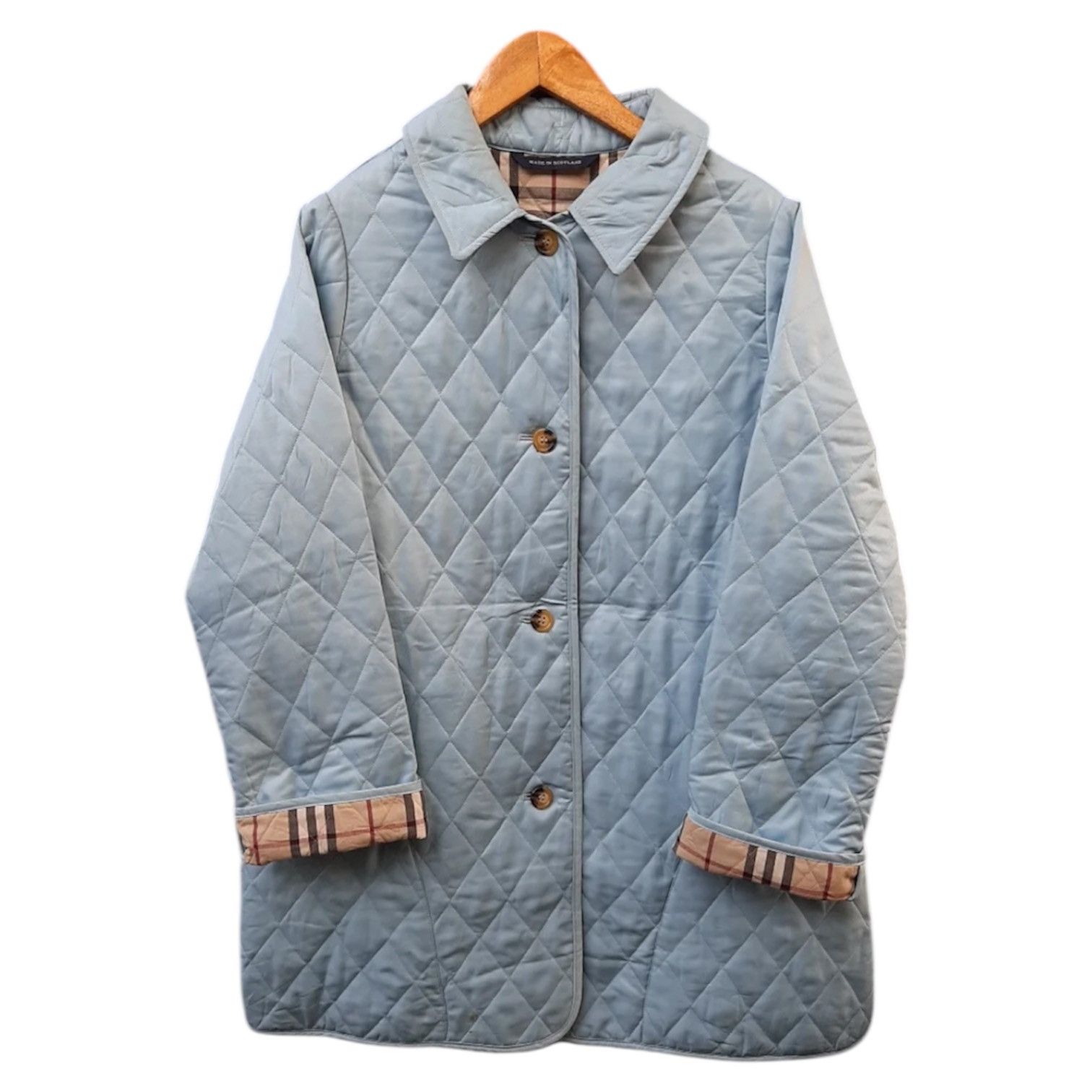 Burberry 90s Burberry Quilted Jacket Size US M / EU 48-50 / 2 - 1 Thumbnail