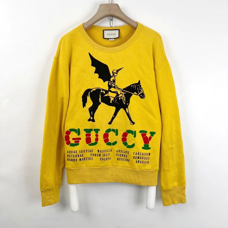 Gucci Gucci Knight war horse print sweatshirt Size US XS / EU 42 / 0 - 1 Thumbnail