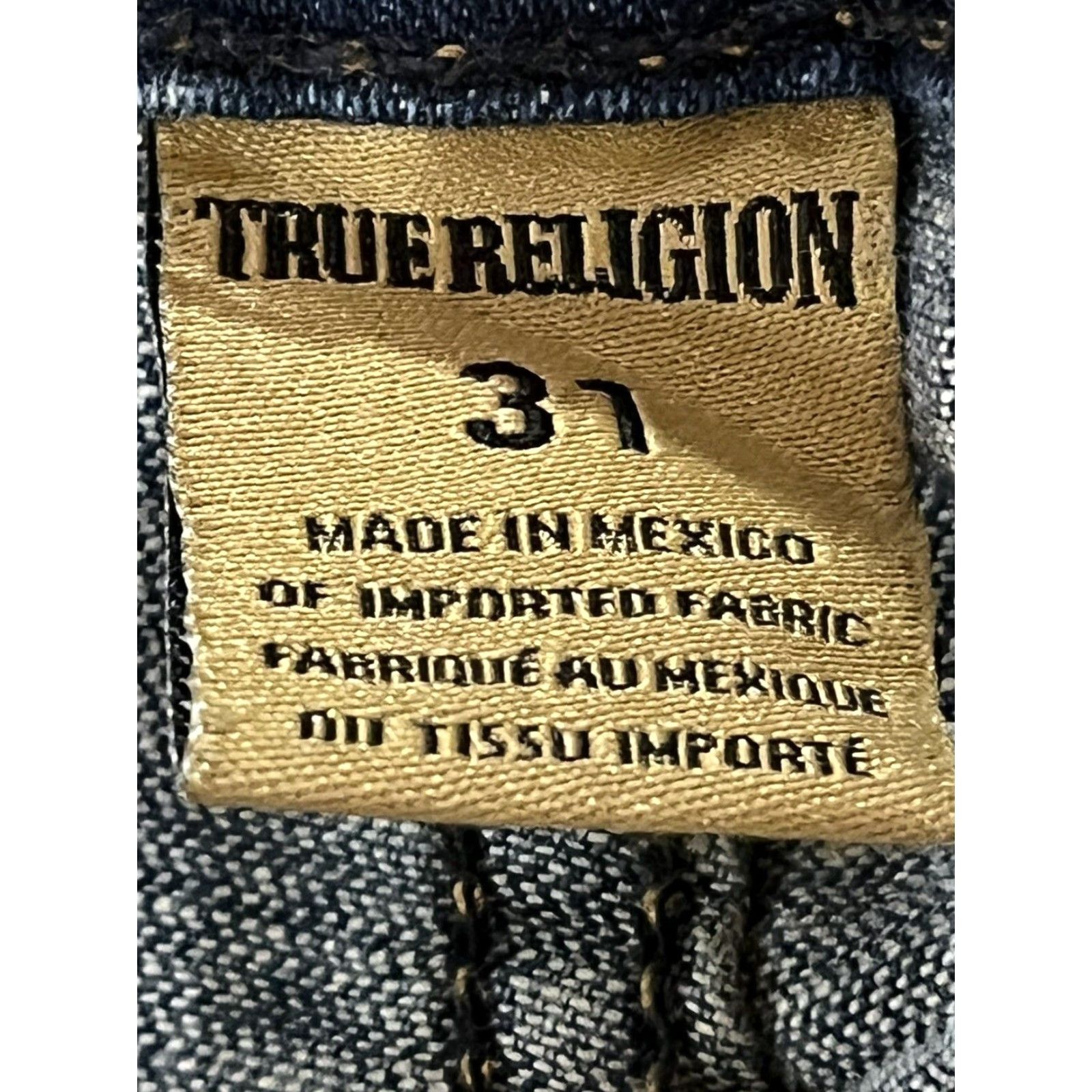 True Religion VINTAGE? Wait, not vintage. True Religion Joey Jeans Women Flare 31 Blue Denim Jeans, Low Rise, Joey Model, Jeans, Womens Size 31 Size 24" / US 00 / IT 34 - 6 Thumbnail