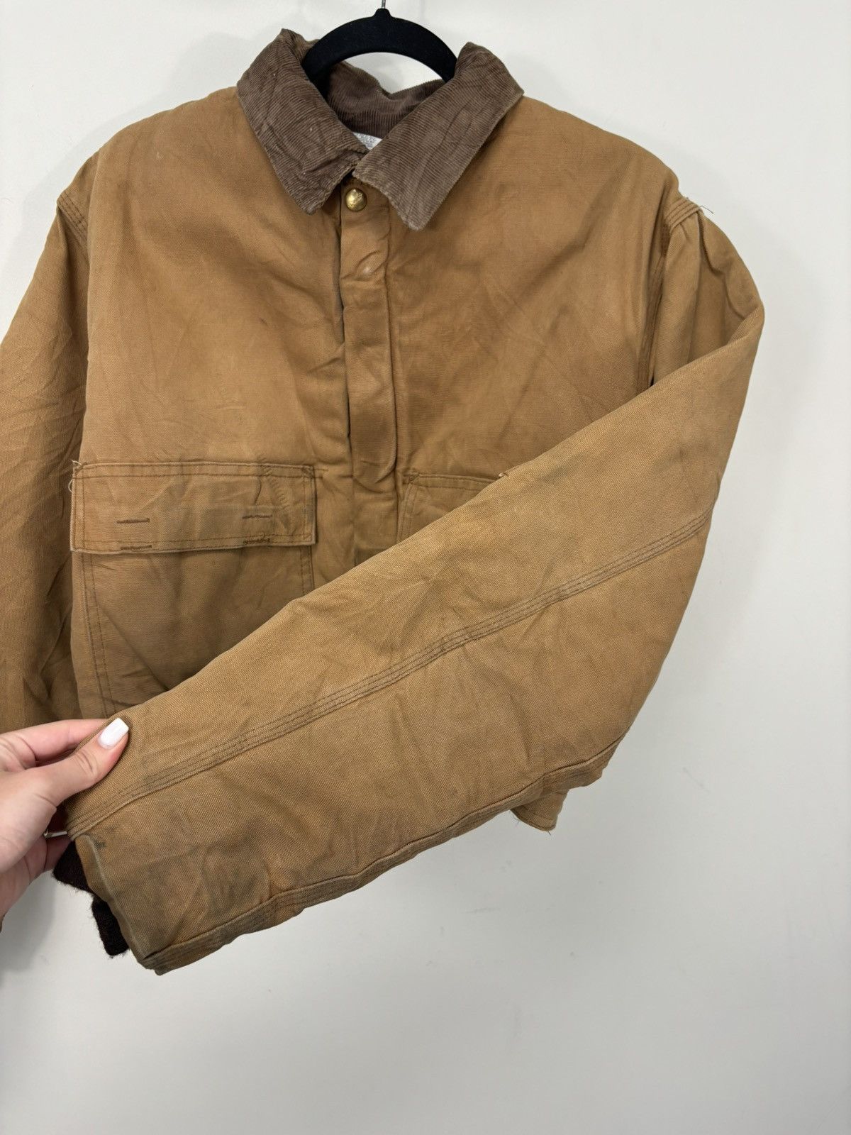 Carhartt Vintage 90s Carhartt USA Made Work Hype Boxy Cropped Jacket Size US M / EU 48-50 / 2 - 12 Thumbnail