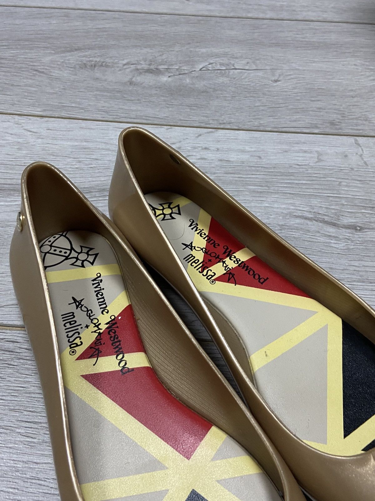 Melissa × Vivienne Westwood Vivienne Westwood x Melissa ballet flats big gold Orb Size US 7 / IT 37 - 8 Thumbnail