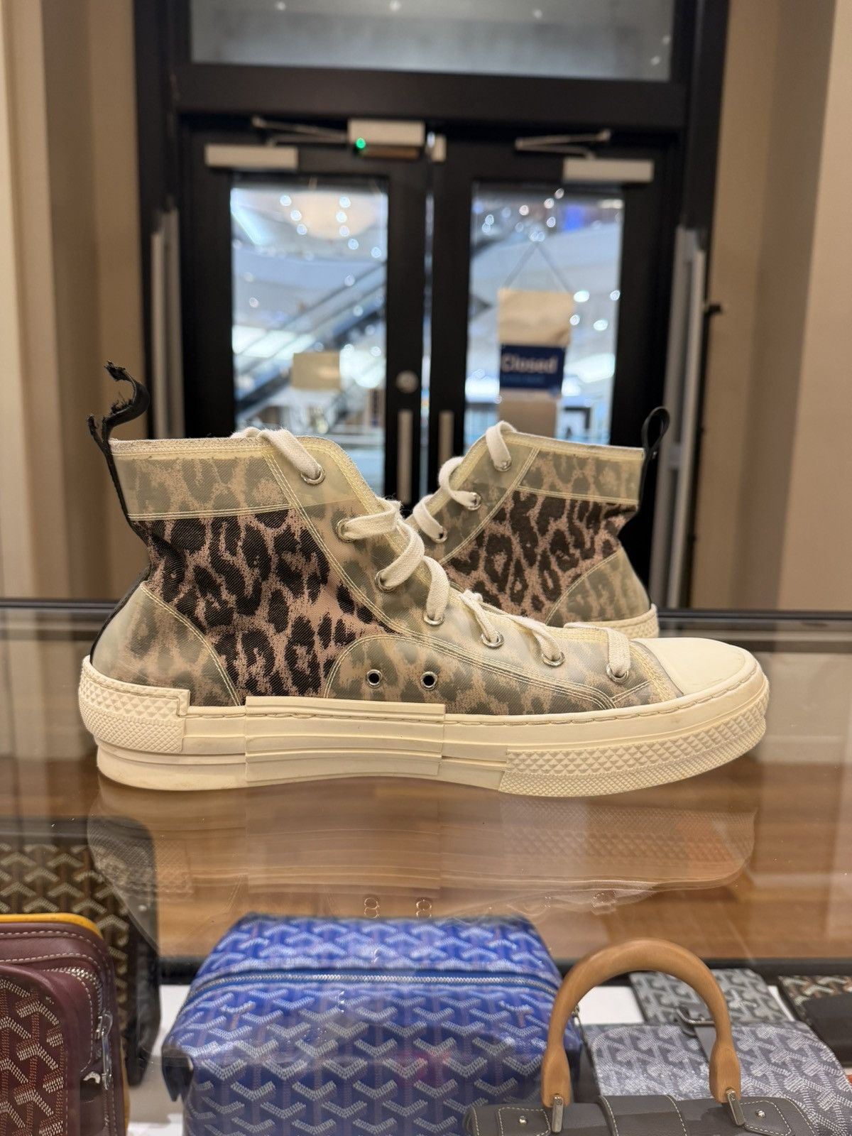 Dior Dior B23 High Top Sneaker - Leopard Print Size US 10 / EU 43 - 3 Thumbnail