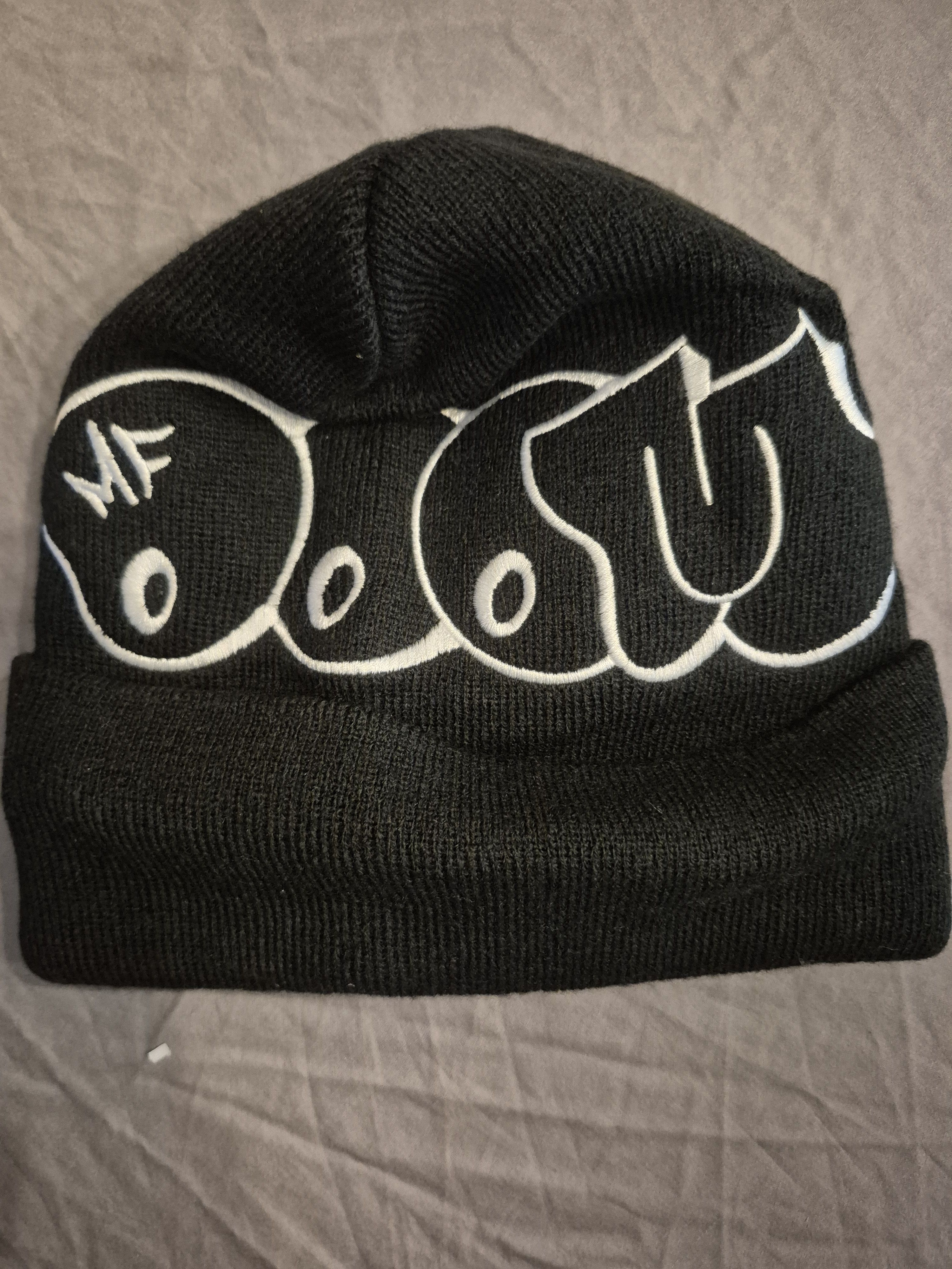 Supreme Supreme MF Doom Black Beanie Size ONE SIZE - 3 Thumbnail