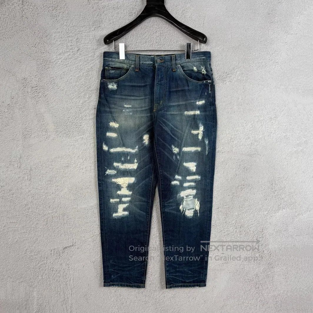 Dolce & Gabbana Dolce Gabbana Stylish ripped denim long pants Size US 28 / EU 44 - 1 Thumbnail