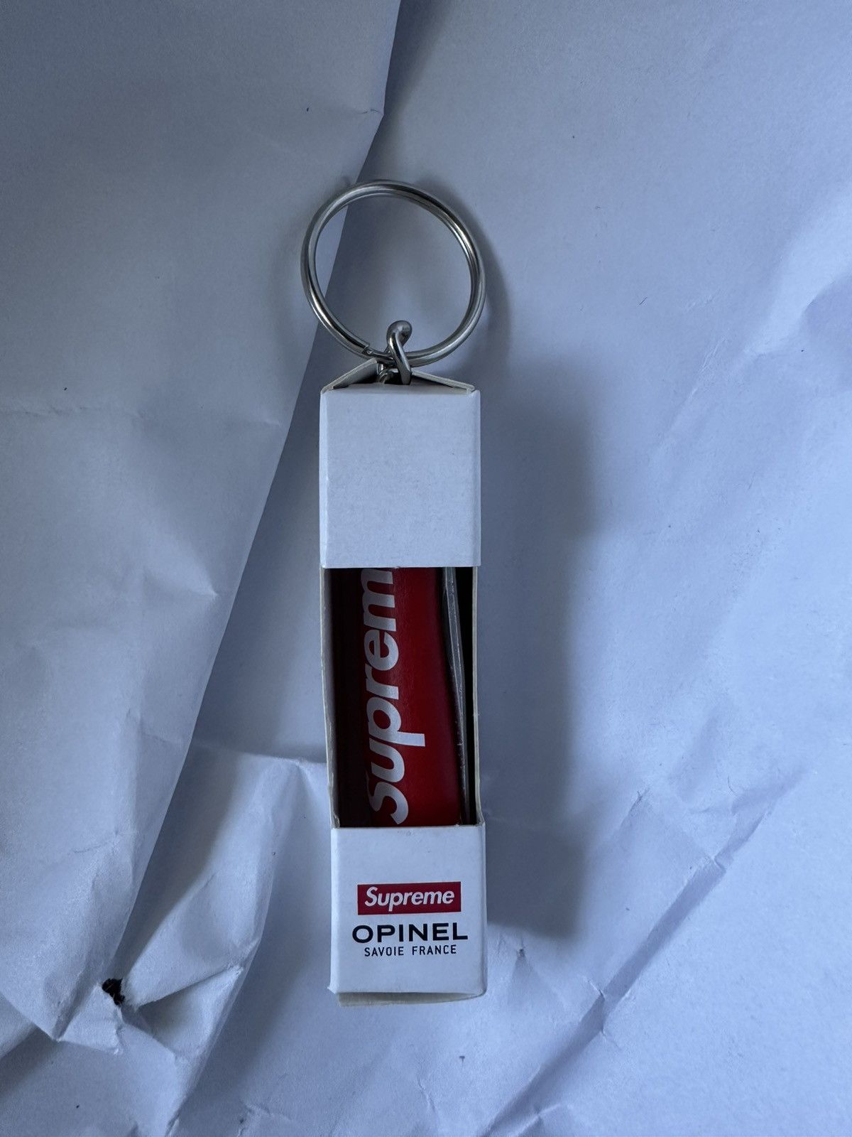 Supreme Supreme Opinel no.4 Keychain Knife Red Size ONE SIZE - 2 Thumbnail