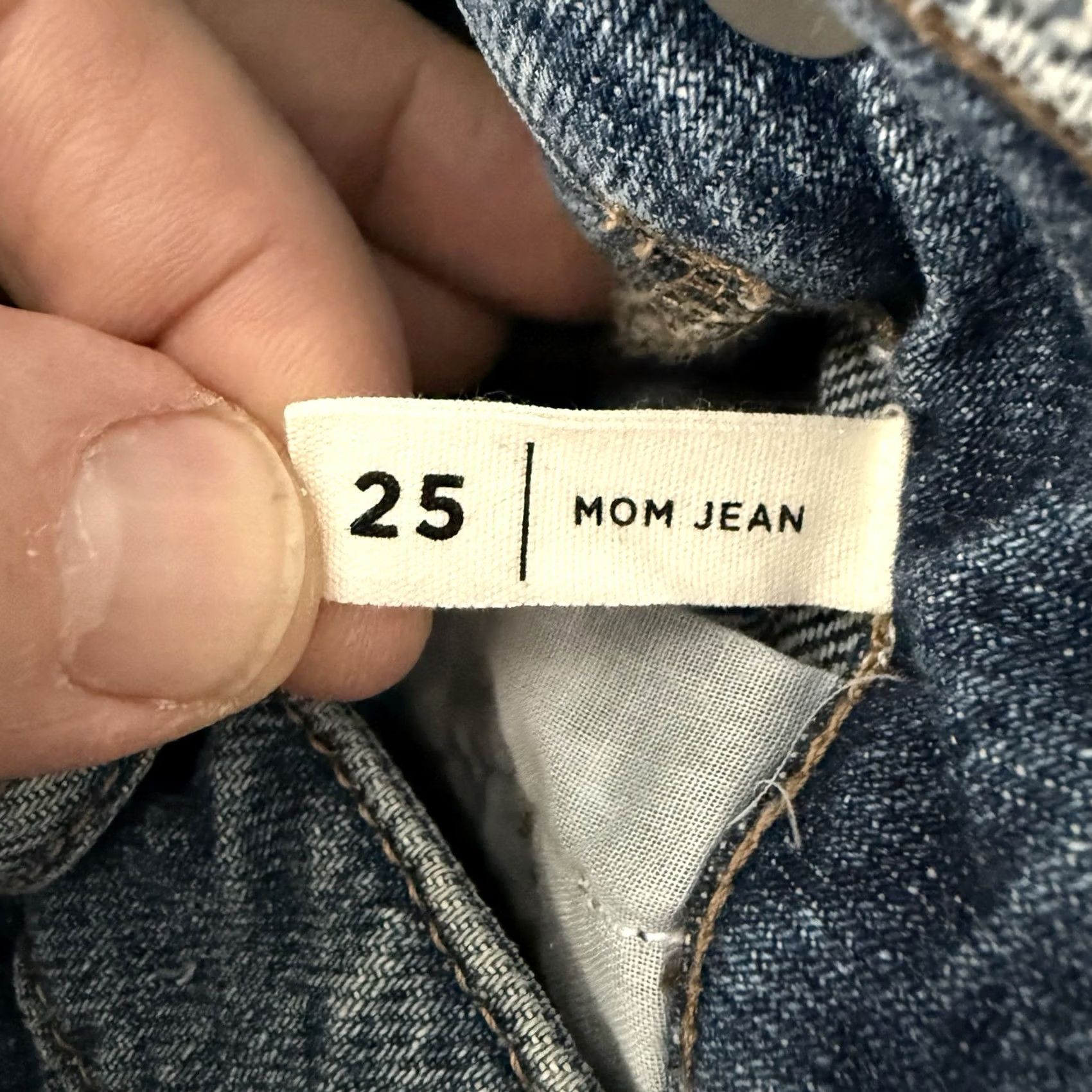 Pacsun VINTAGE Pacsun Mom Jeans Womens 25 Blue Medium Wash Denim 100% Cotton High Rise NEW Size 42" / US 20 - 4 Thumbnail