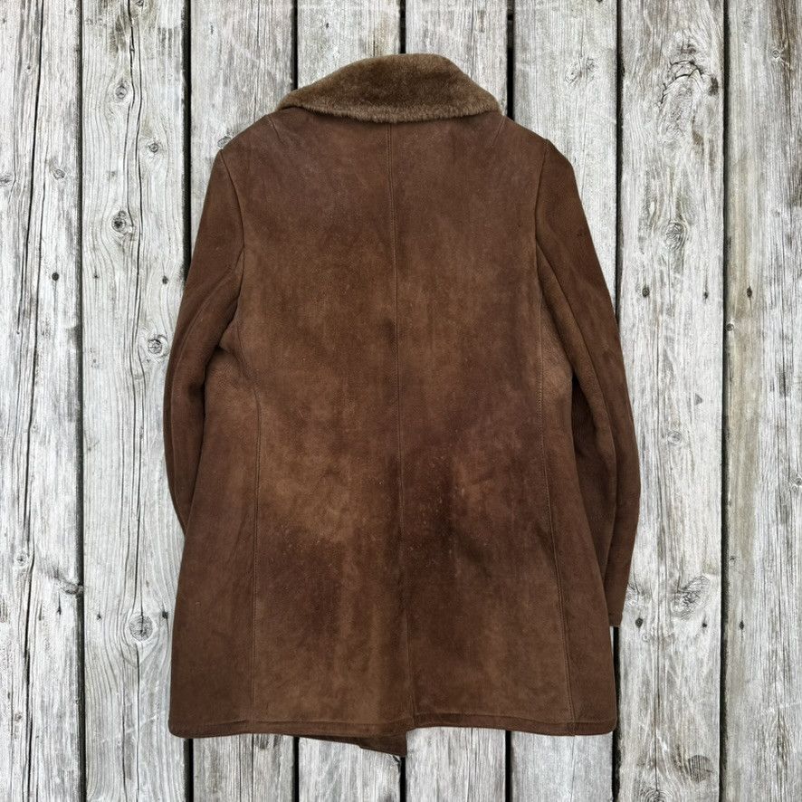 Vintage 1970s Sawyer of Napa Sheepskin Shearling Coat Size XL / US 12-14 / IT 48-50 - 8 Thumbnail