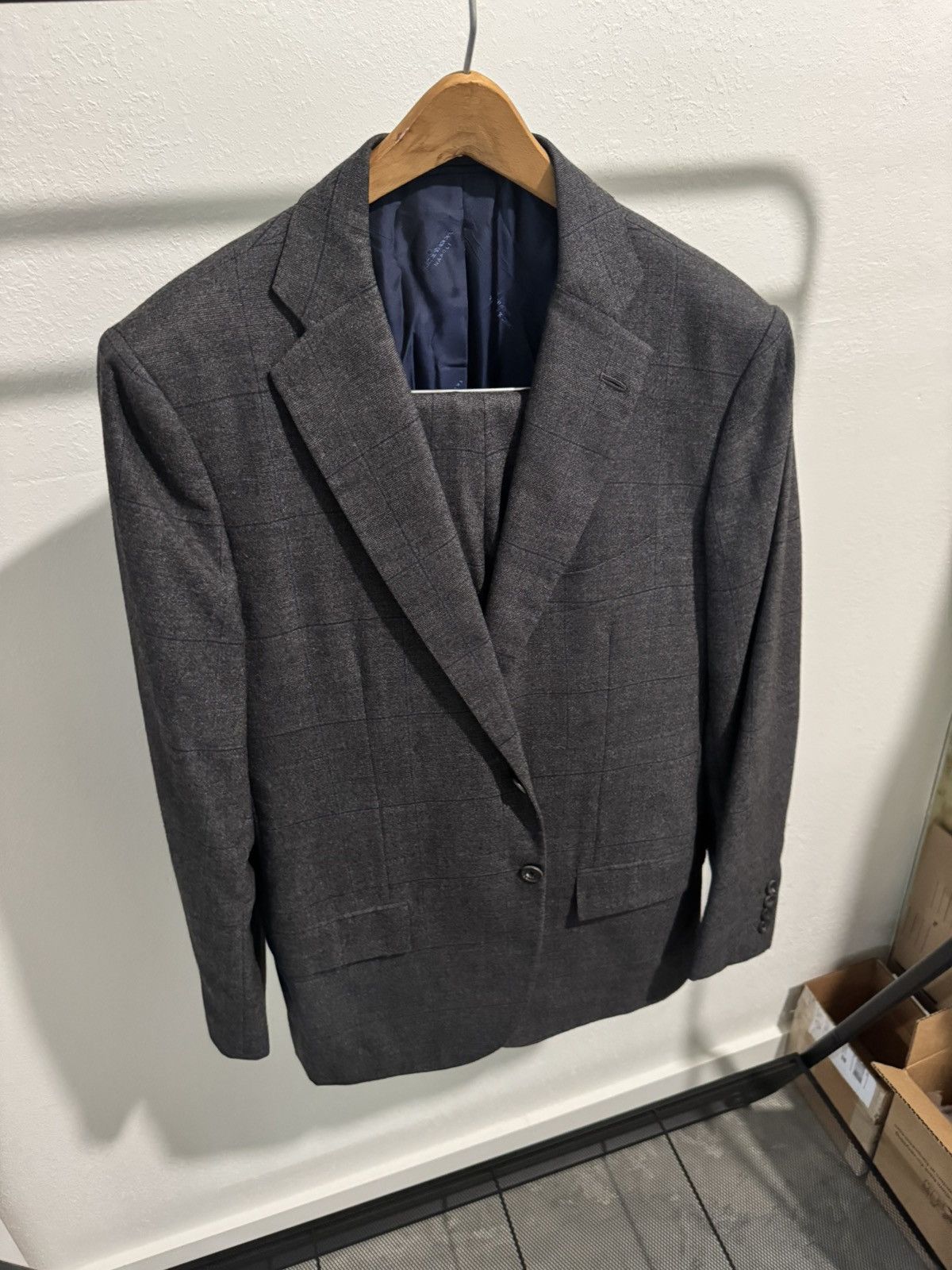 Kiton $12,420 Kiton 100% Cashmere Windowpane Suit 50EU 40US Size 40R - 1 Thumbnail