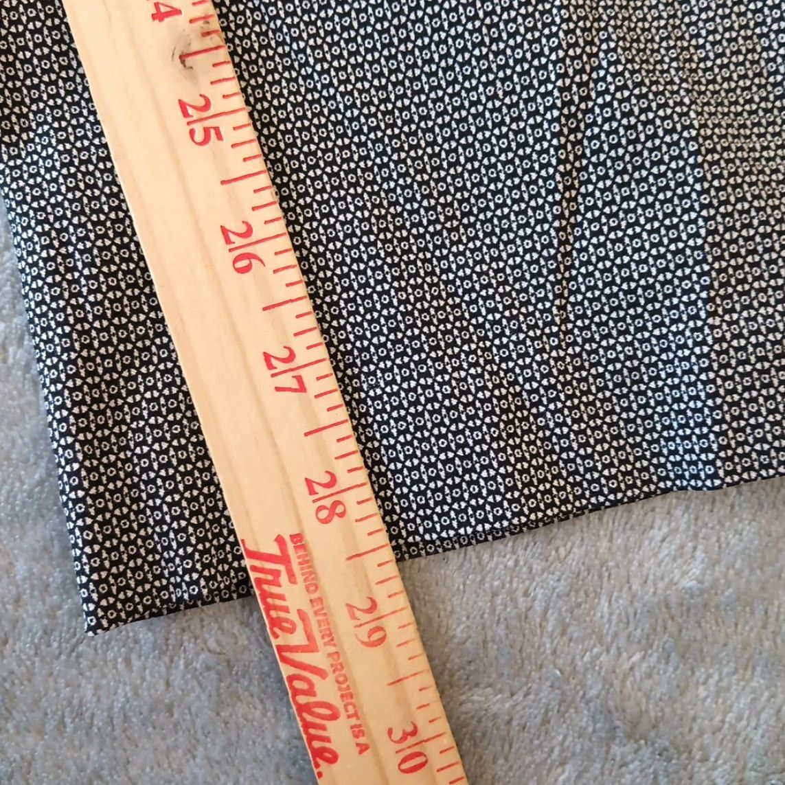 Vintage Hilary Radley Ankle Pants Womens Size 12 Black Geometric Pull On Stretch 34x28.5 Size 34" / US 12 / IT 48 - 5 Thumbnail