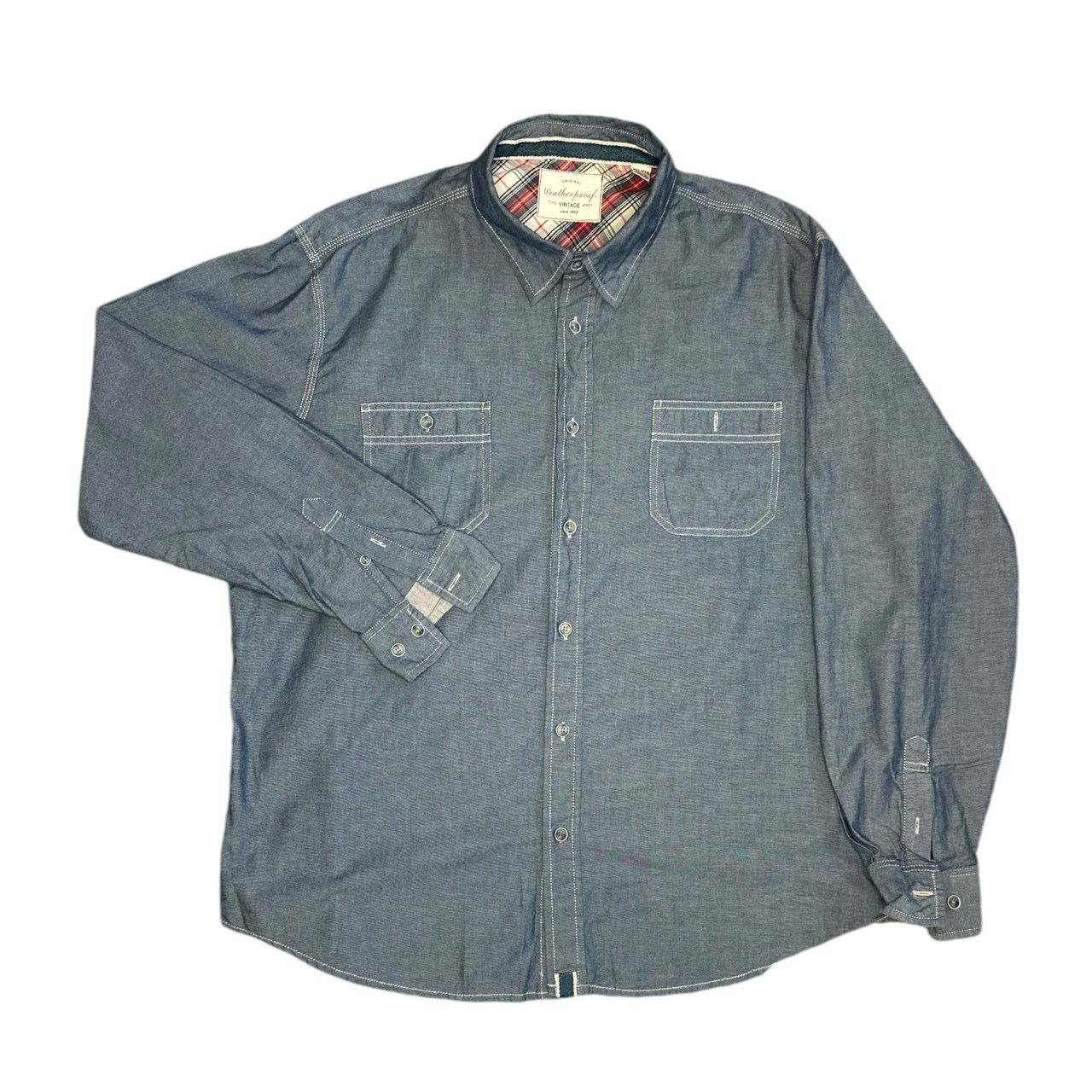 Weatherproof Weatherproof Vintage Men’s XXL Long Sleeve Button-Down Shirt Size US XL / EU 56 / 4 - 1 Thumbnail