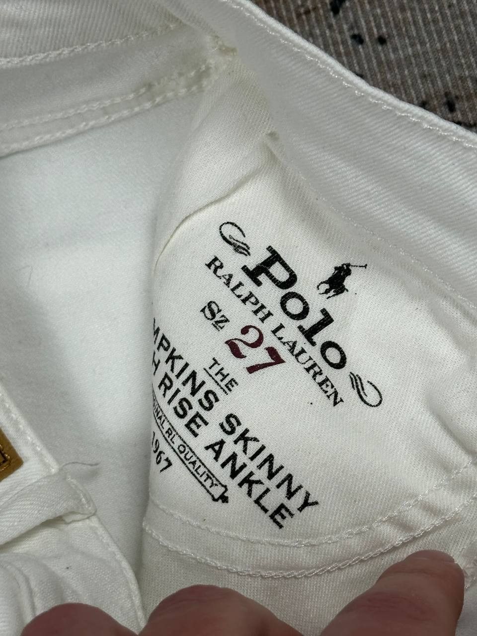 Polo Ralph Lauren Vintage Ralph Lauren White Rare Embroedered Jeans Size 27" / US 4 / IT 40 - 13 Thumbnail