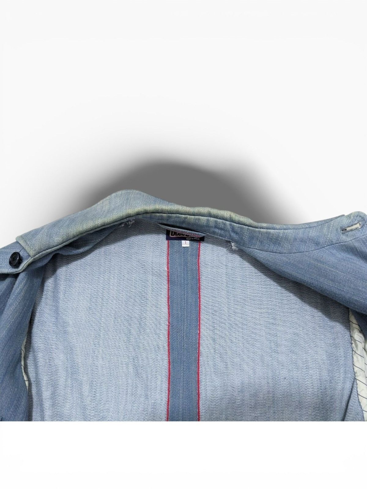 Blue Blue Japan CHORE JACKET BLUE BLUE JAPAN HICKORY BLUE DENIM INDIGO Size US S / EU 44-46 / 1 - 8 Thumbnail