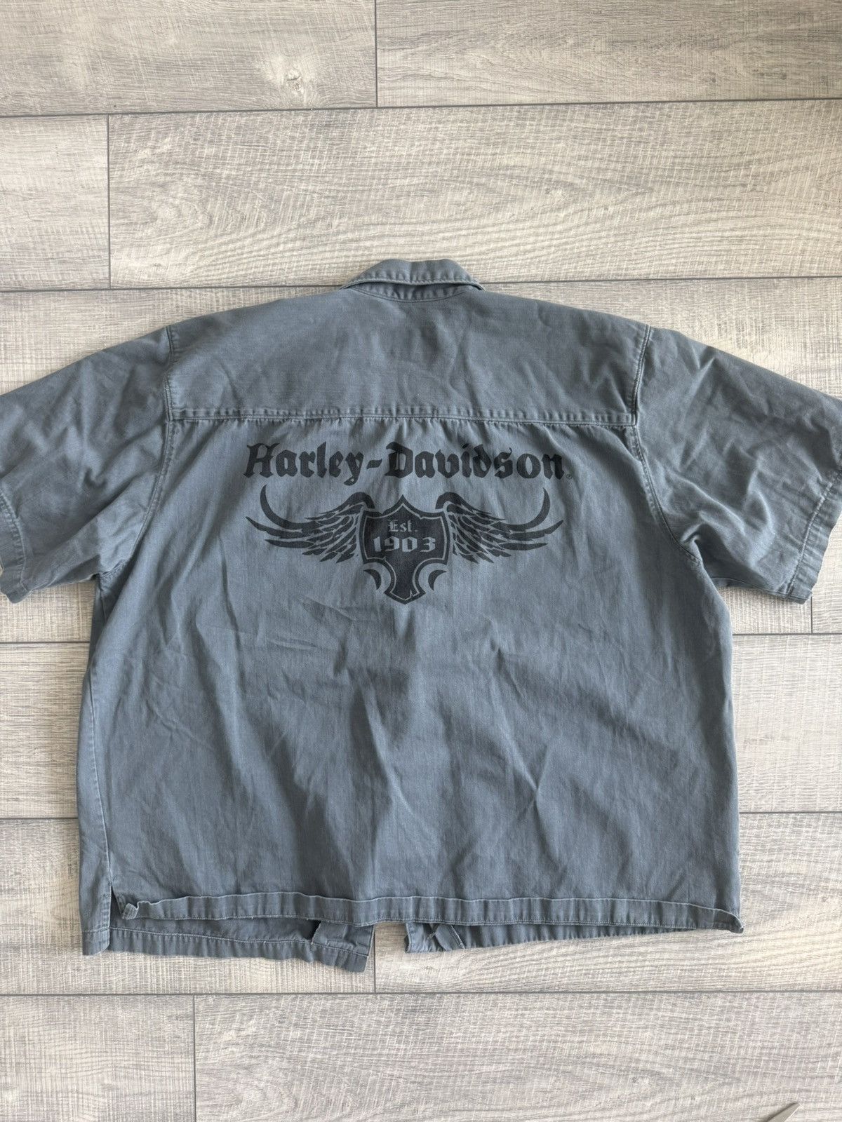 Harley Davidson Harley Davidson Zipper Button Up Size US XXL / EU 58 / 5 - 1 Thumbnail