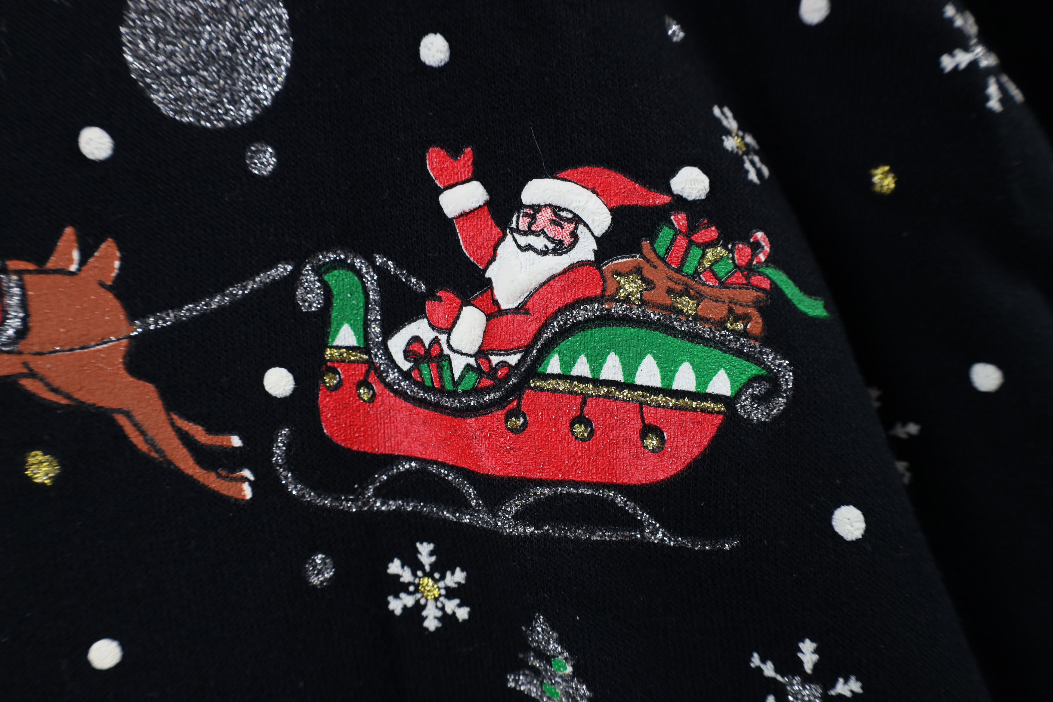 Vintage Vintage 90s Streetwear Christmas Crewneck Sweatshirt USA Size XL / US 12-14 / IT 48-50 - 6 Thumbnail