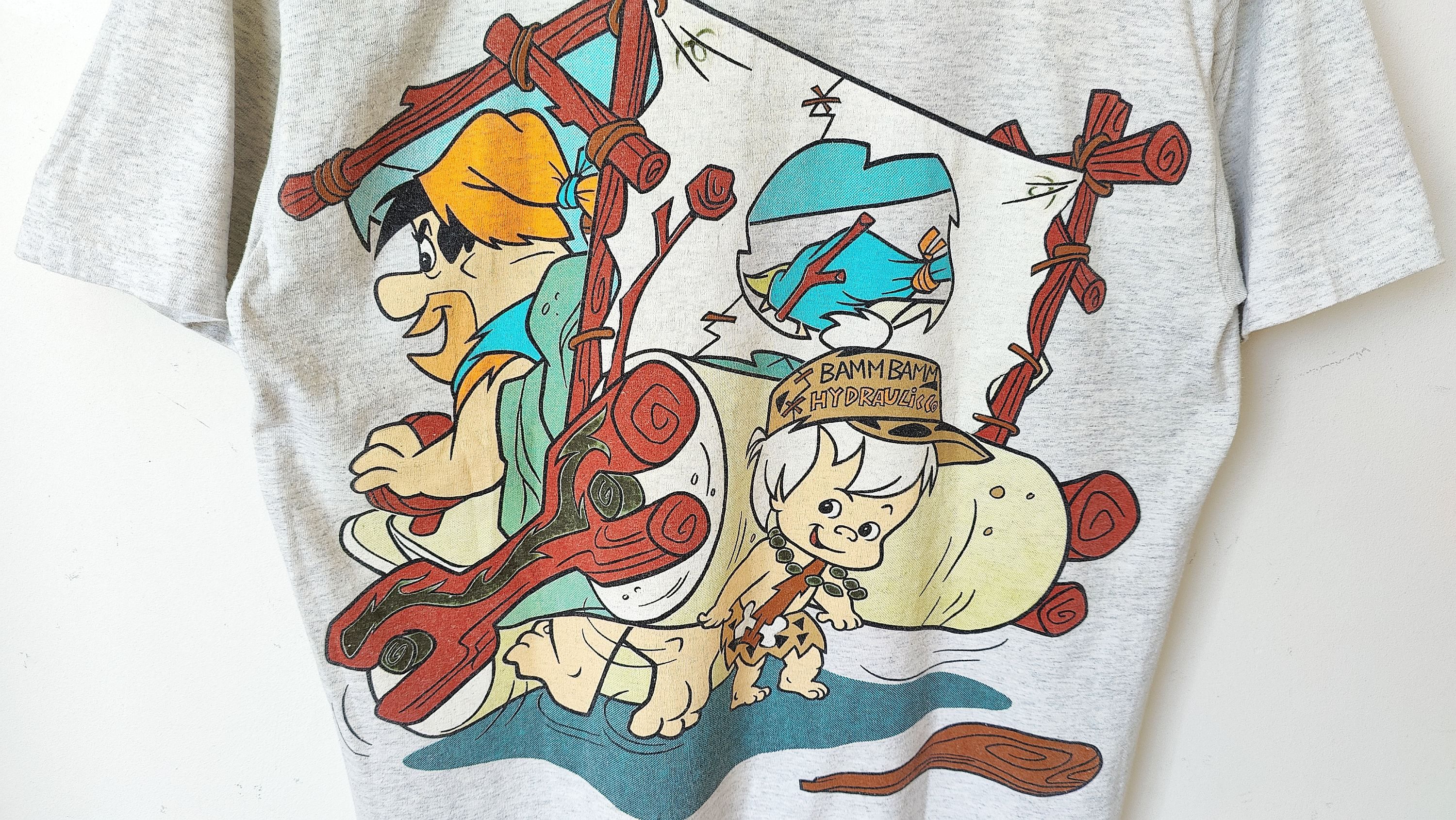 Vintage Flinstones 1993 AOP Full Print VTG Cartoon Tshirt Vintage Size US L / EU 52-54 / 3 - 6 Thumbnail