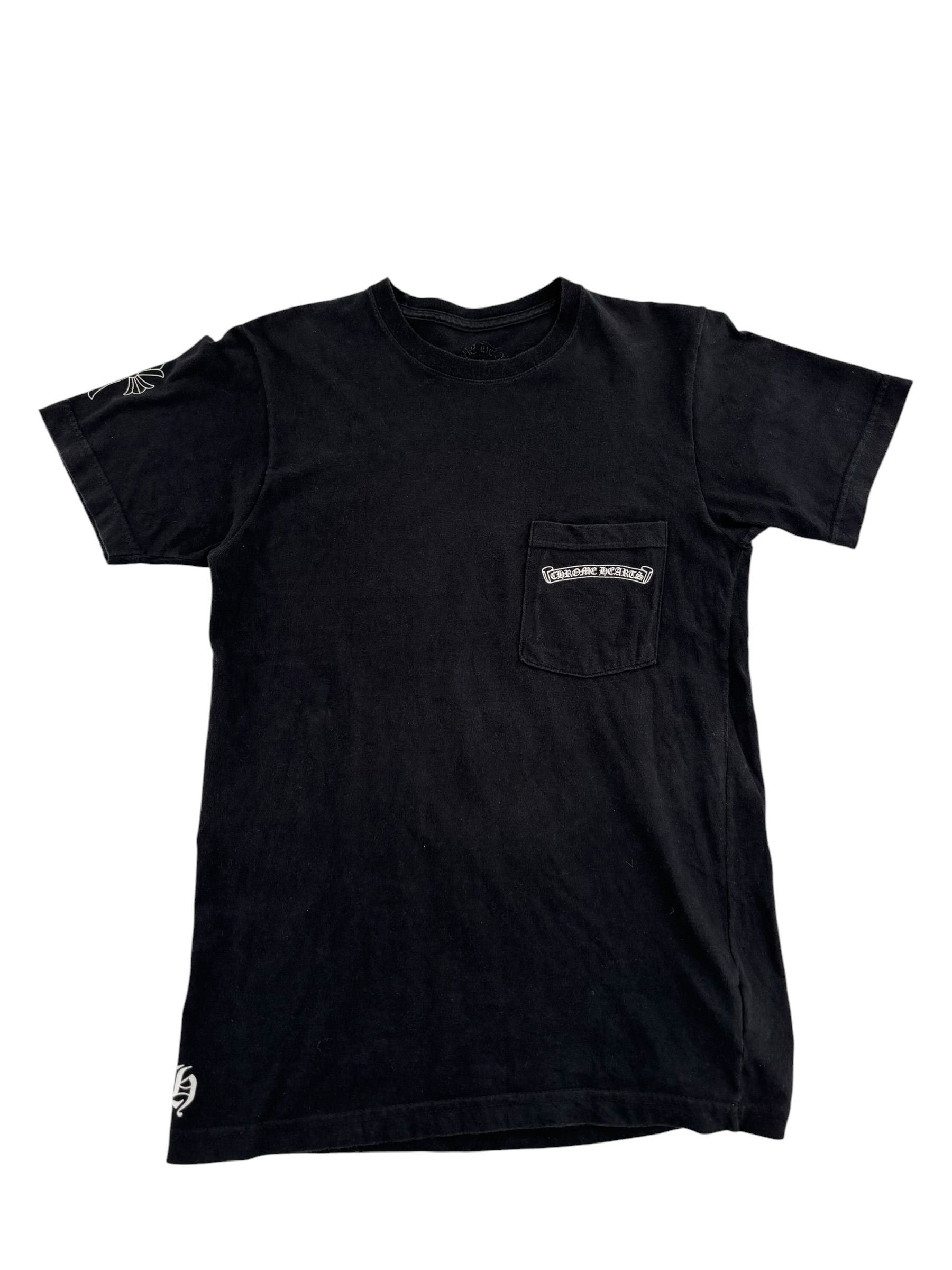 Chrome Hearts Cemetery Cross Logo Tee Black Size US S / EU 44-46 / 1 - 1 Thumbnail