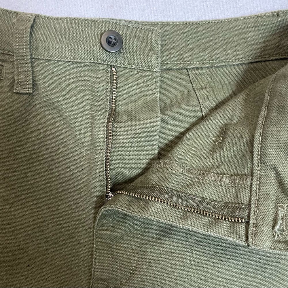Madewell New Madewell Cotton Olive High Rise Shorts Size 30 Size 30" / US 8 / IT 44 - 3 Thumbnail