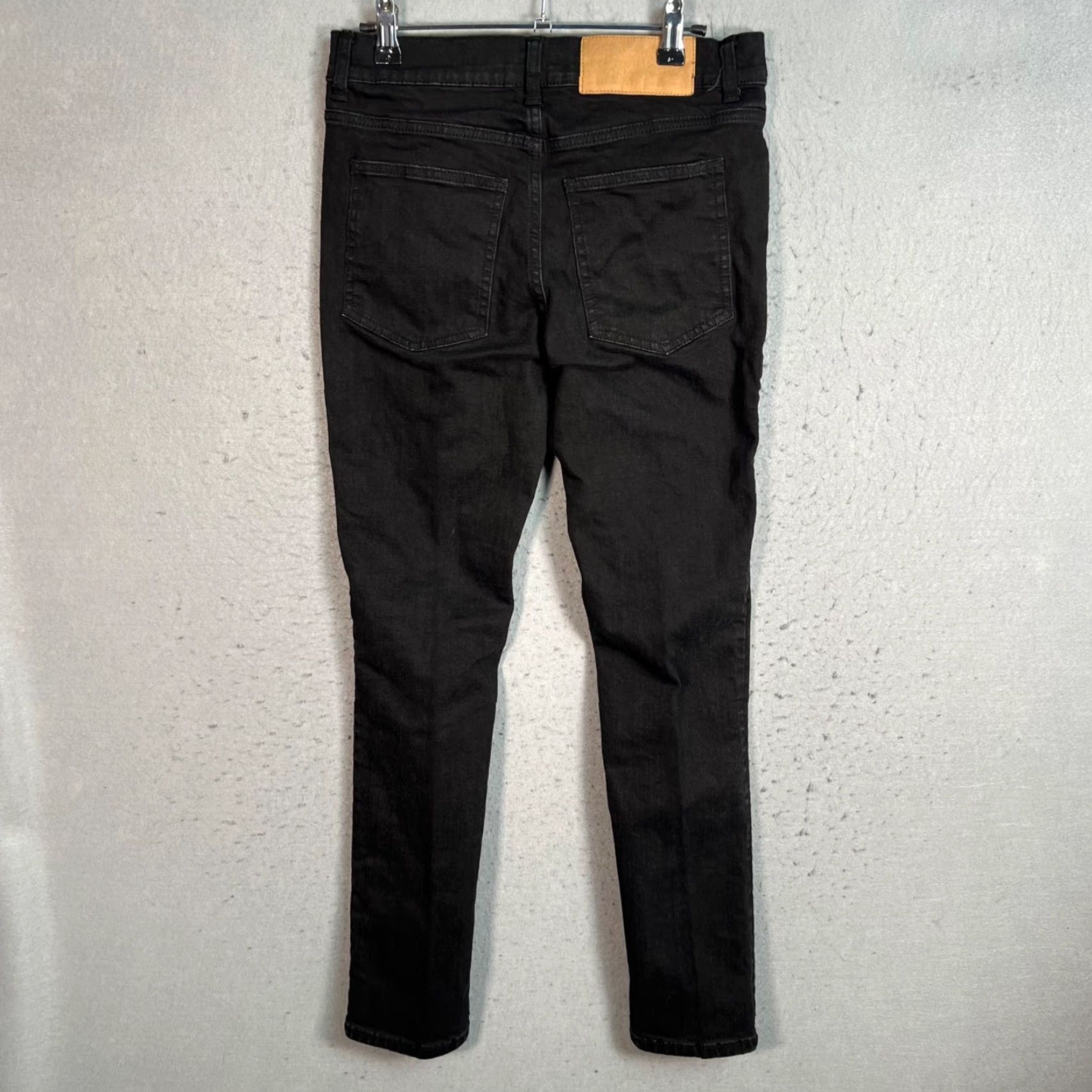 Cheap Monday Cheap Monday Jeans Womens 27x30 Black Cotton Blend Denim 5-Pocket Stretch Slim Size 27" / US 4 / IT 40 - 2 Thumbnail